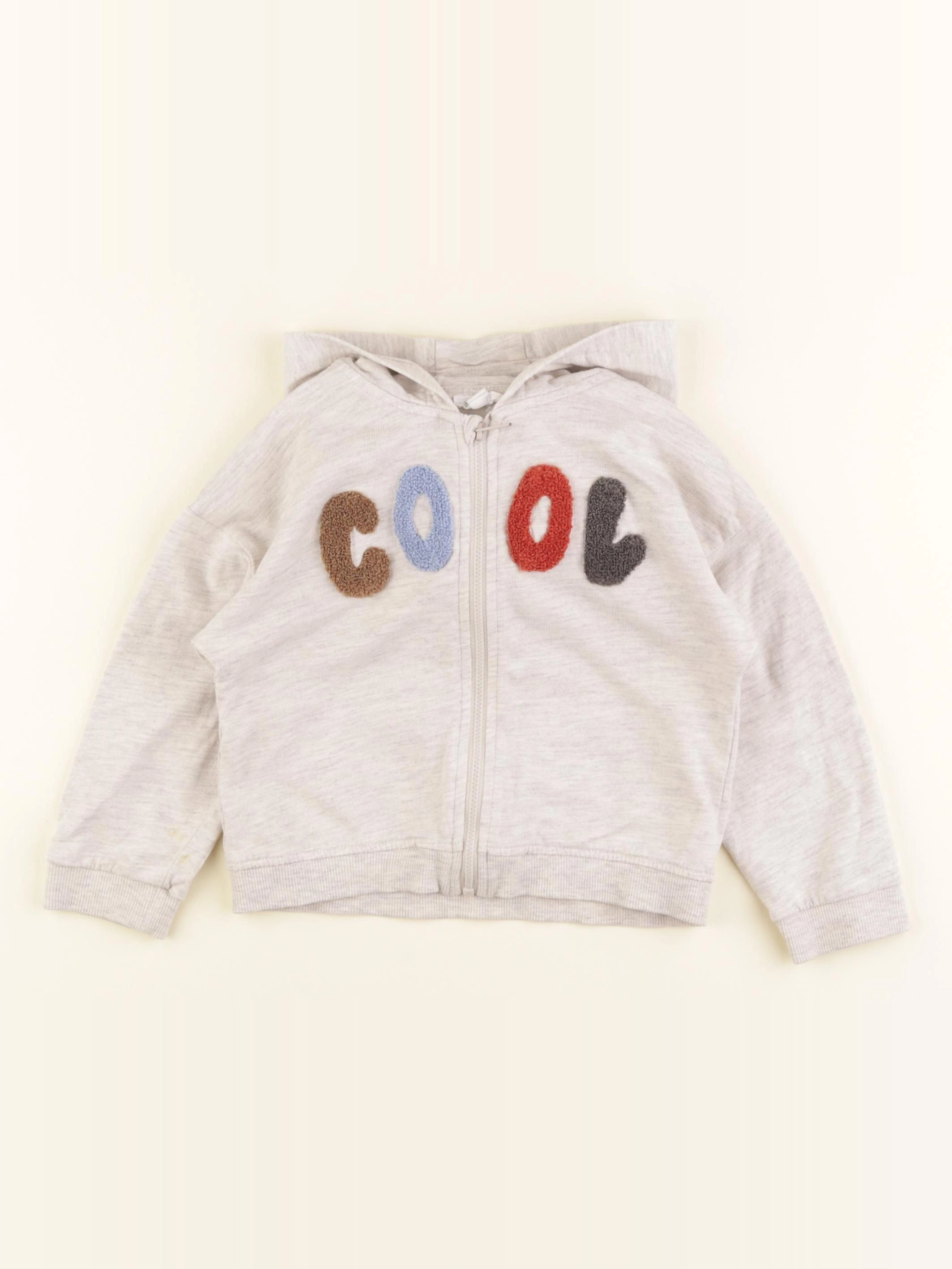 Vertbaudet - sweat gris - 2 ans