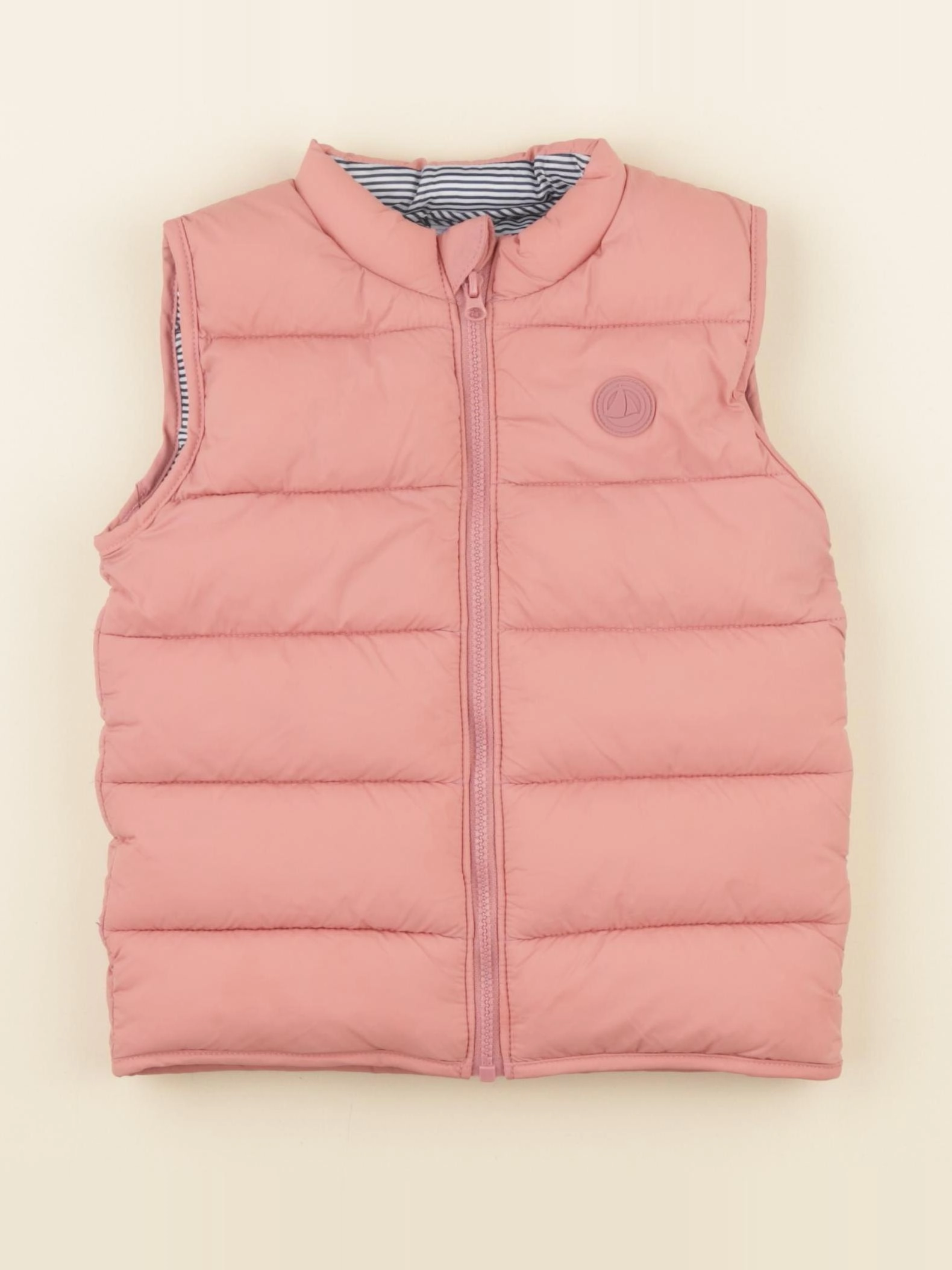 Petit Bateau - doudoune rose - 24 mois