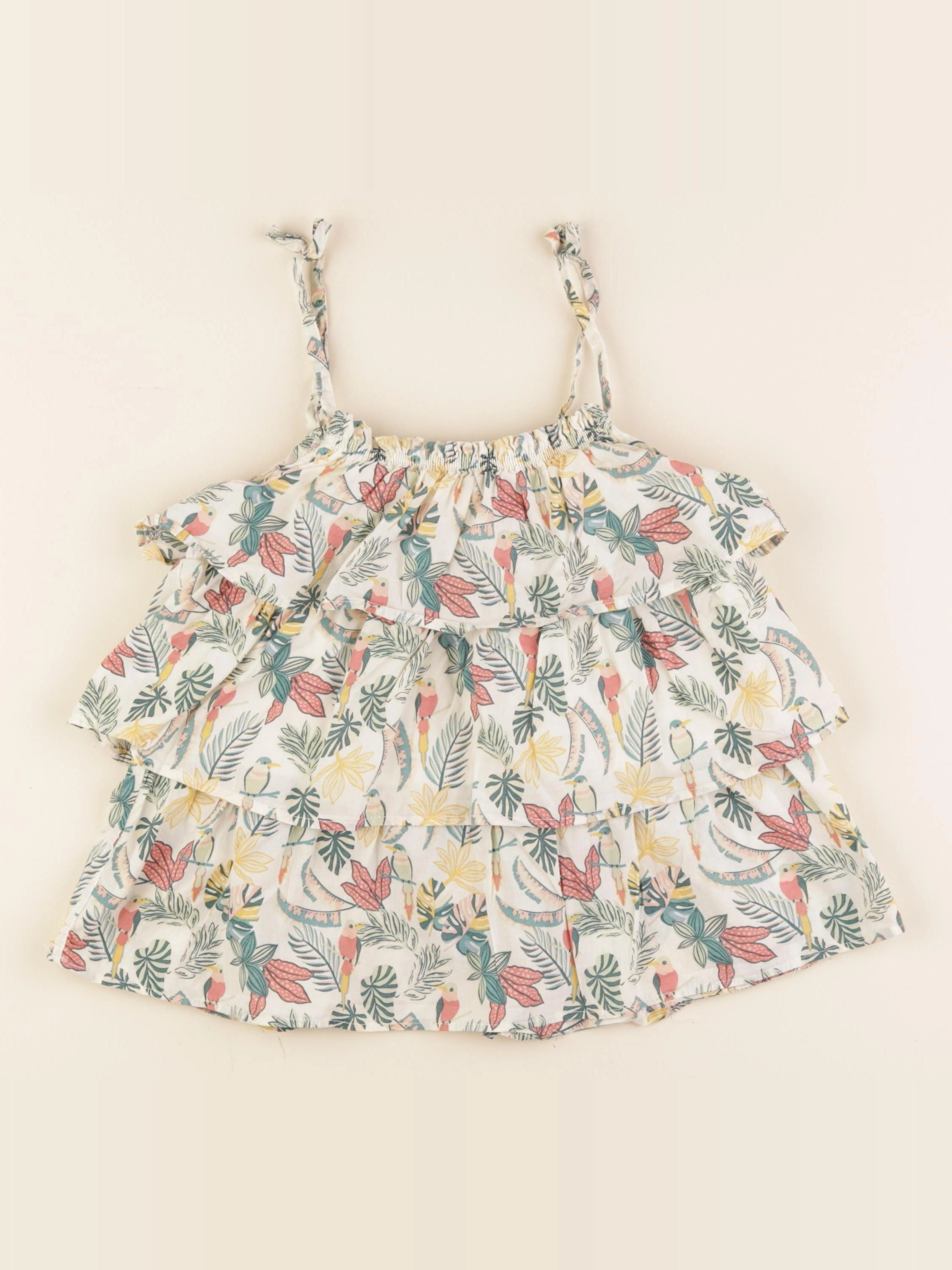 Vertbaudet - blouse multicolore - 10 ans