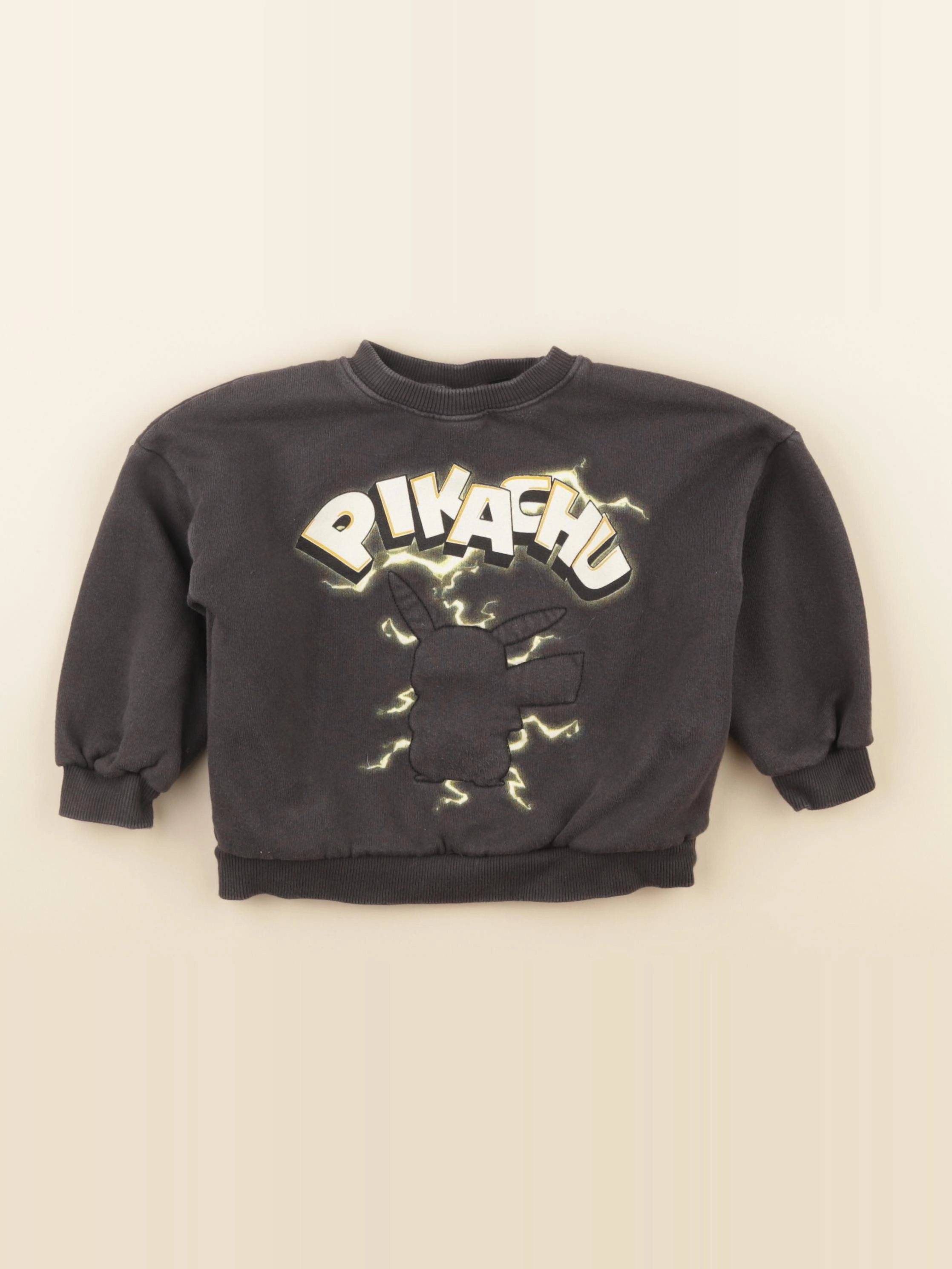 Zara - sweat gris - 12/18 mois