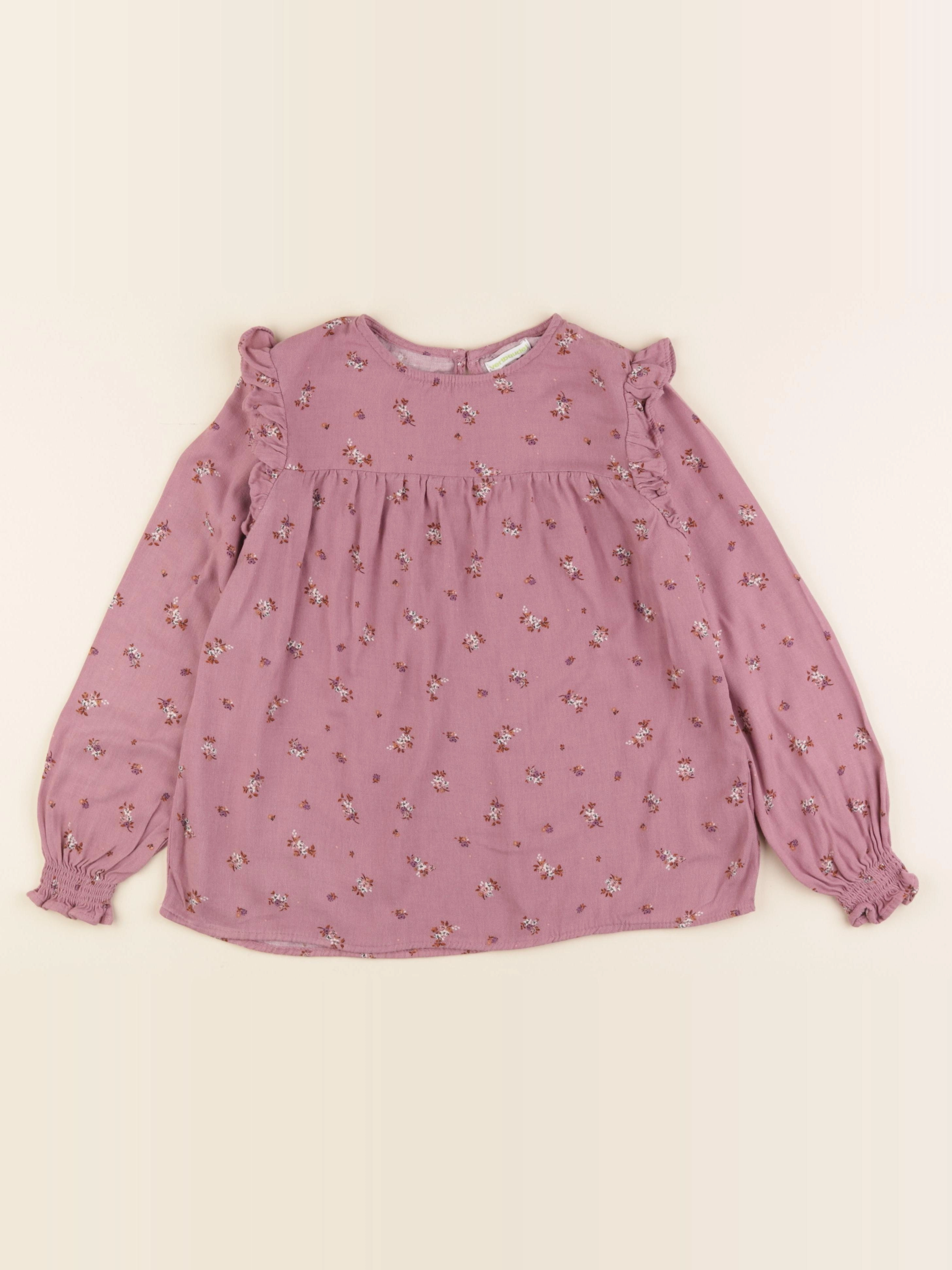 Vertbaudet - blouse violet - 10 ans