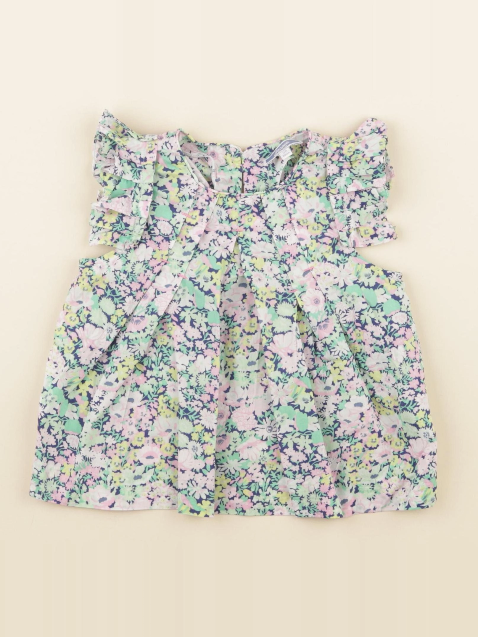 Jacadi - blouse liberty bleu - 3 ans