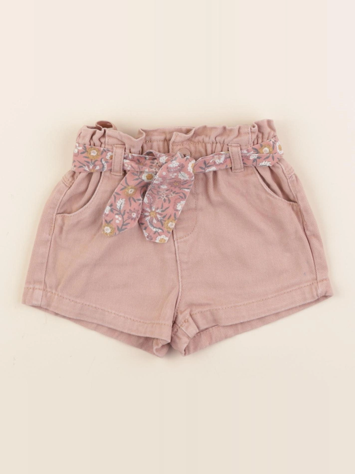 Vertbaudet - short rose - 2 ans