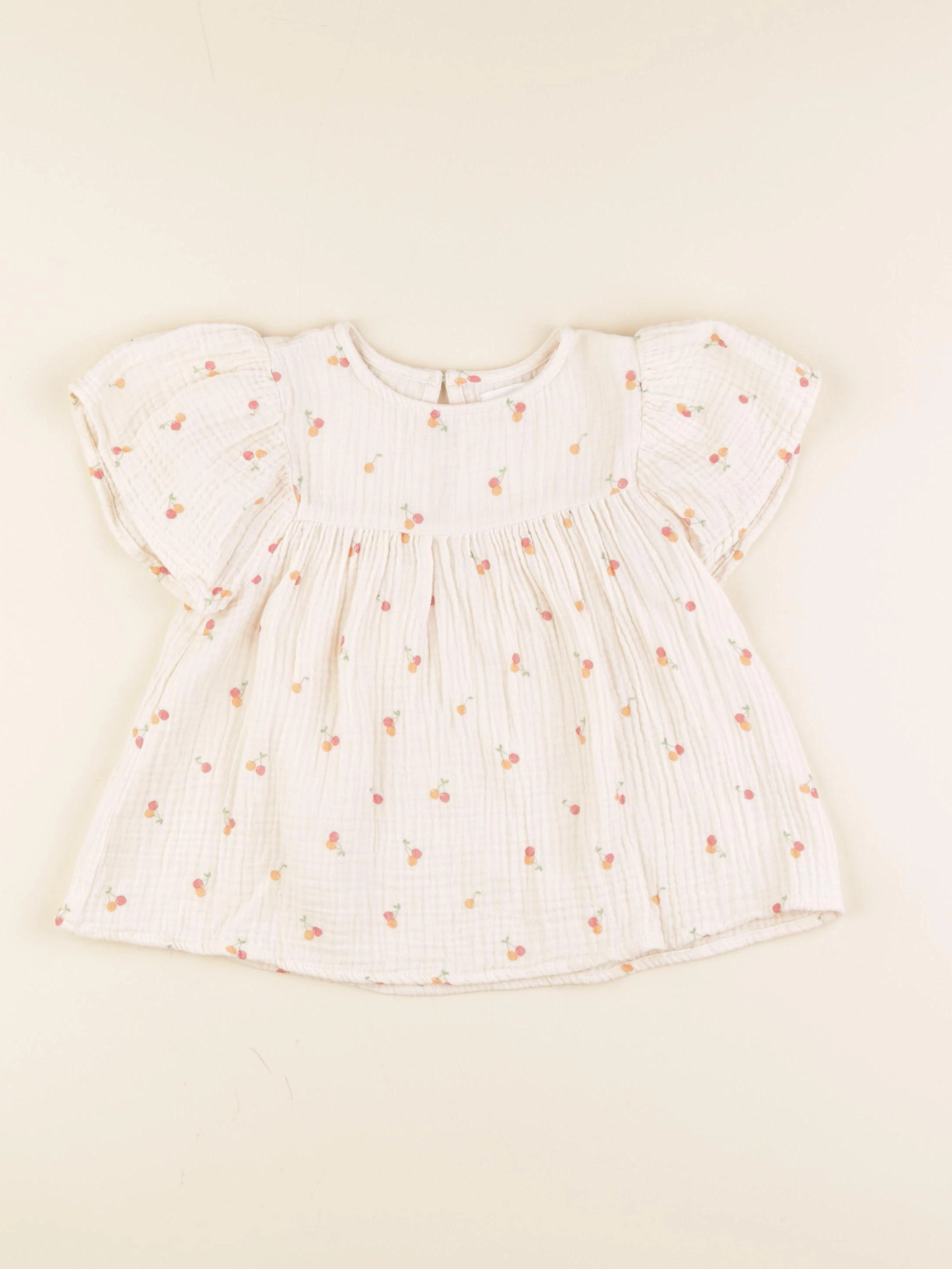 Vertbaudet - blouse beige - 5 ans