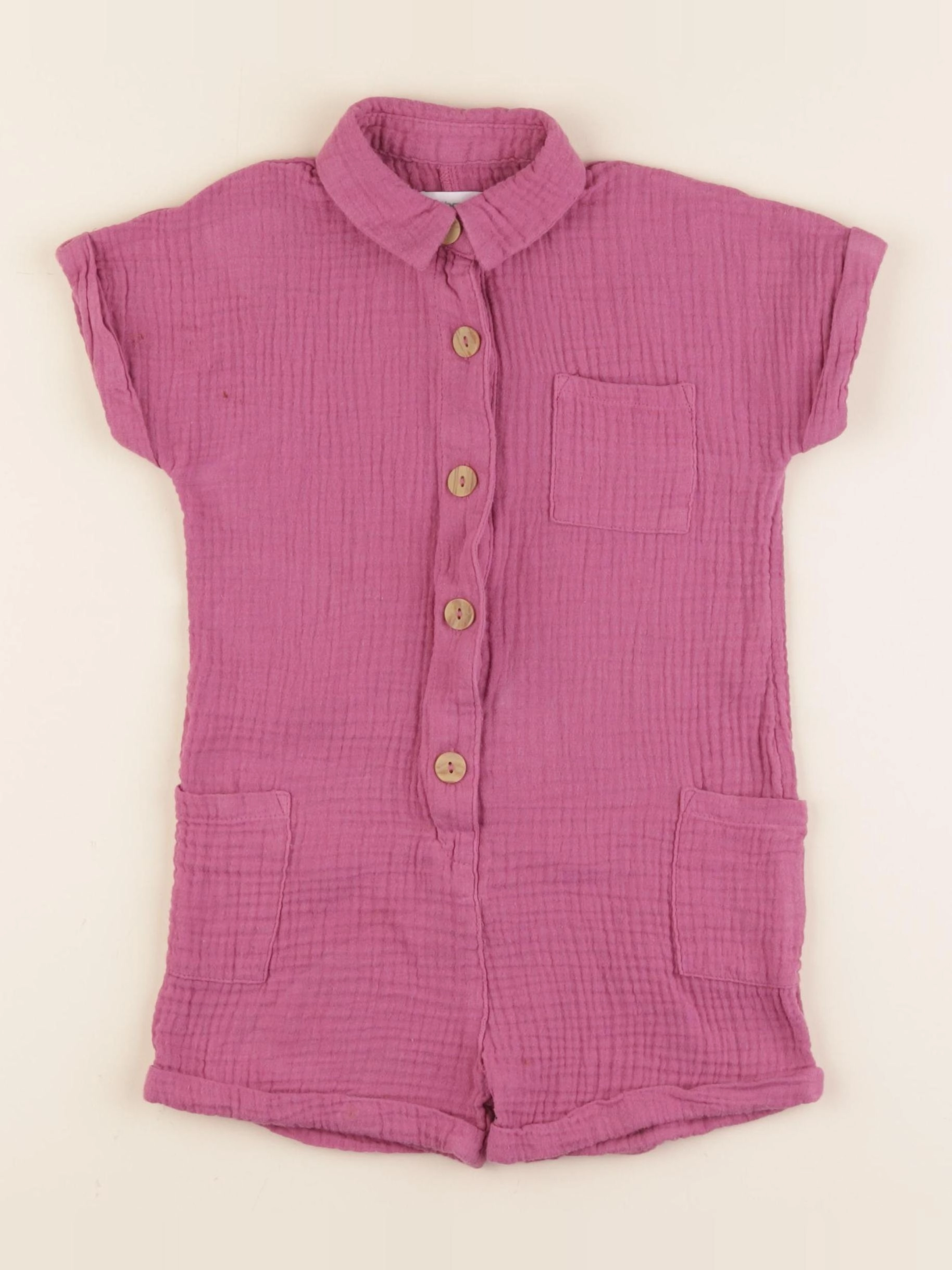 Vertbaudet - combinaison rose - 4 ans