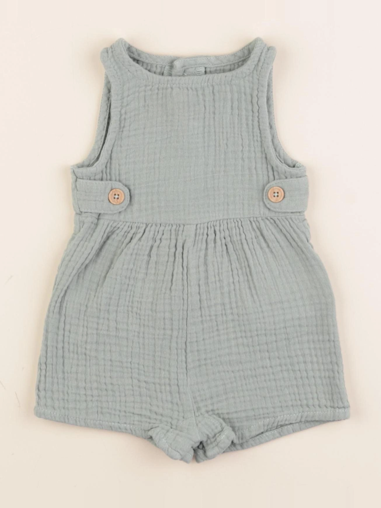 Vertbaudet - combinaison vert - 3 mois