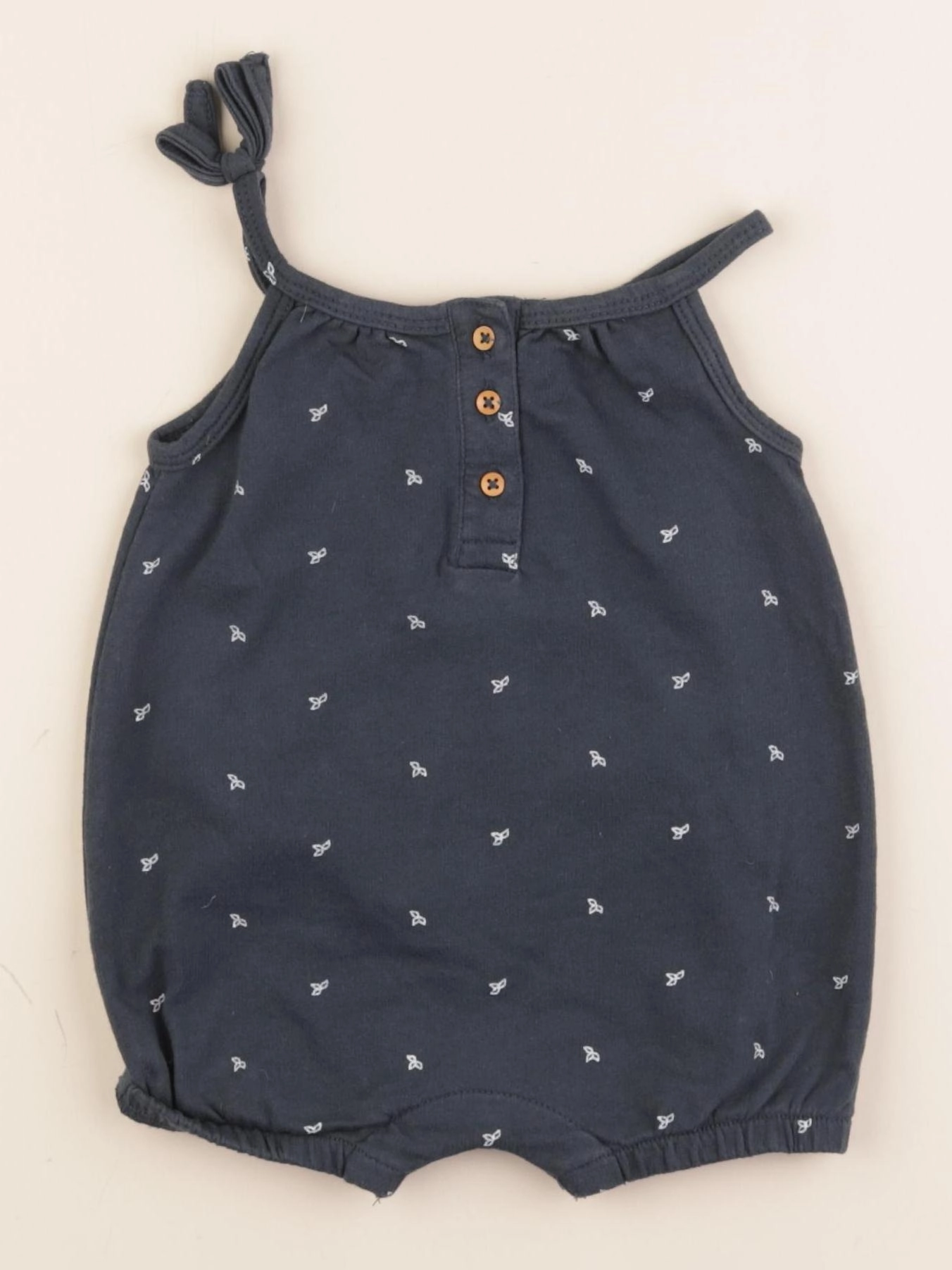 Vertbaudet - combinaison bleu - 6 mois