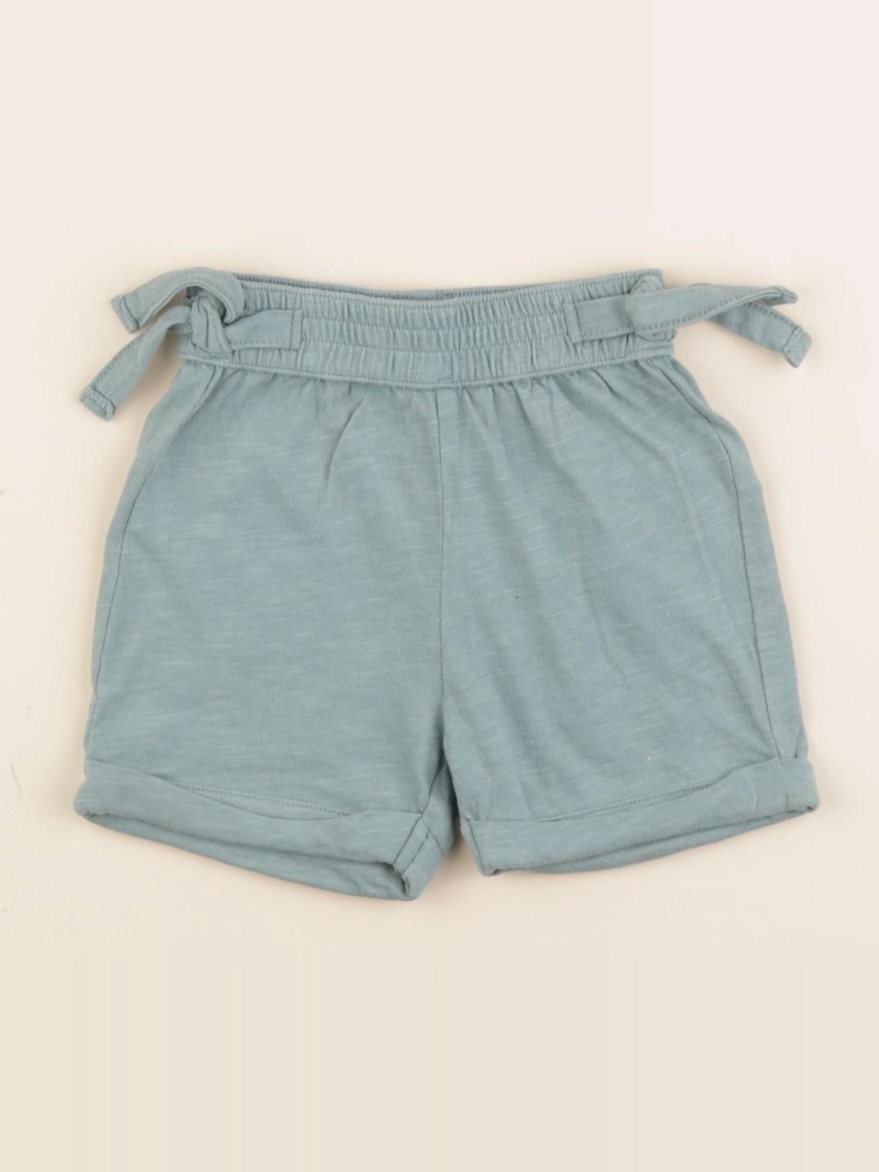 Vertbaudet - short bleu - 9 mois