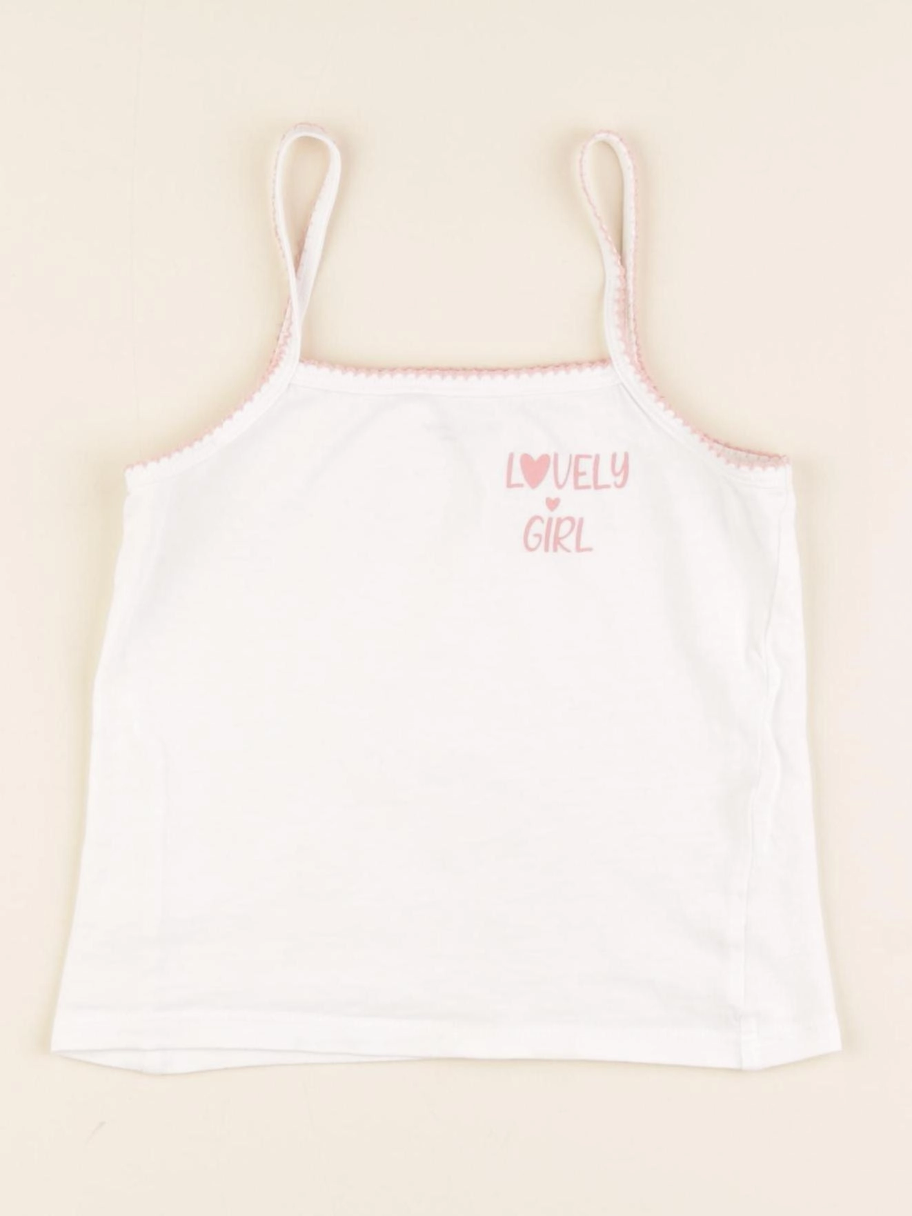 Vertbaudet - maillot de corps blanc - 3 ans