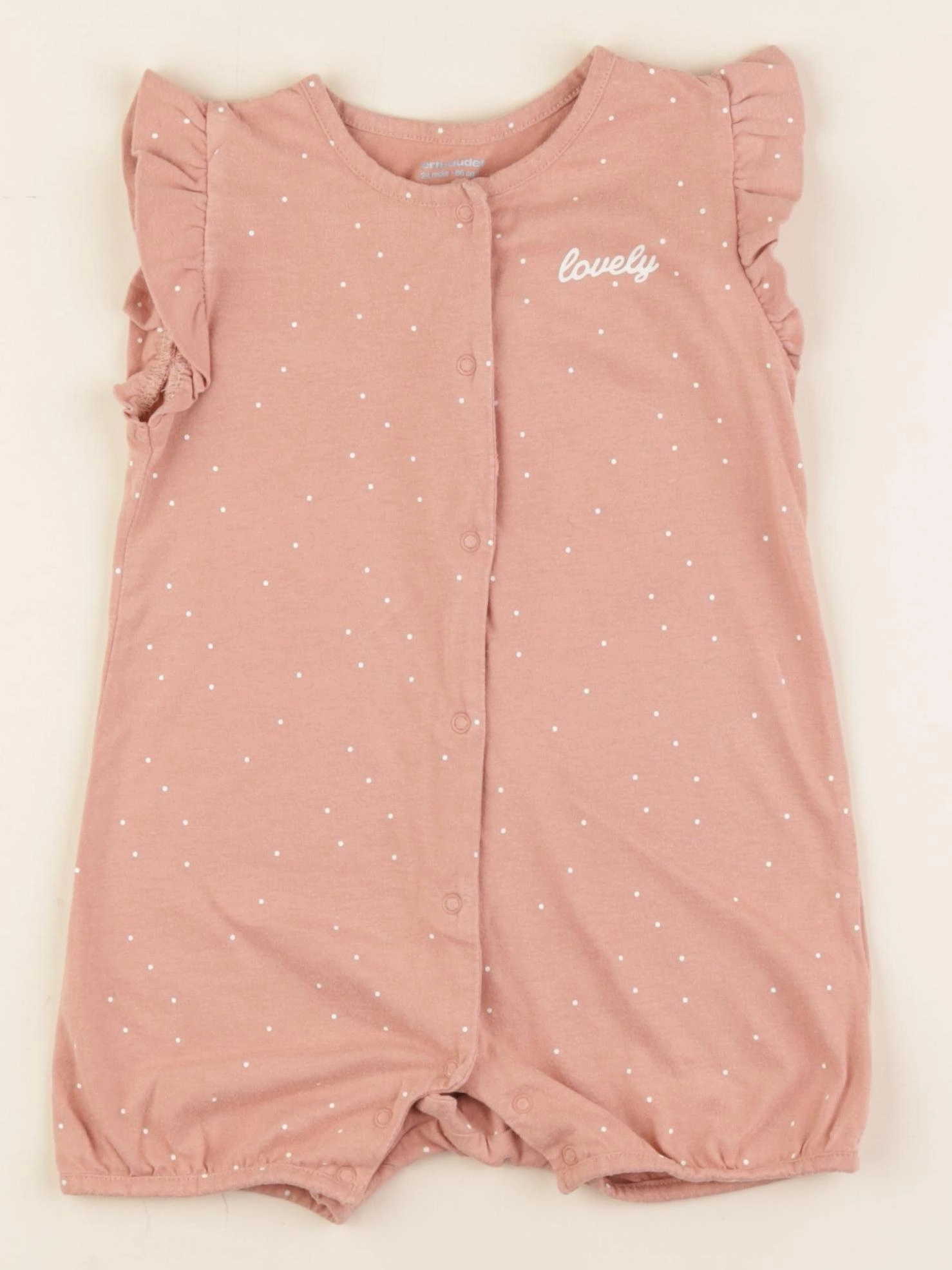 Vertbaudet - pyjama coton rose - 24 mois