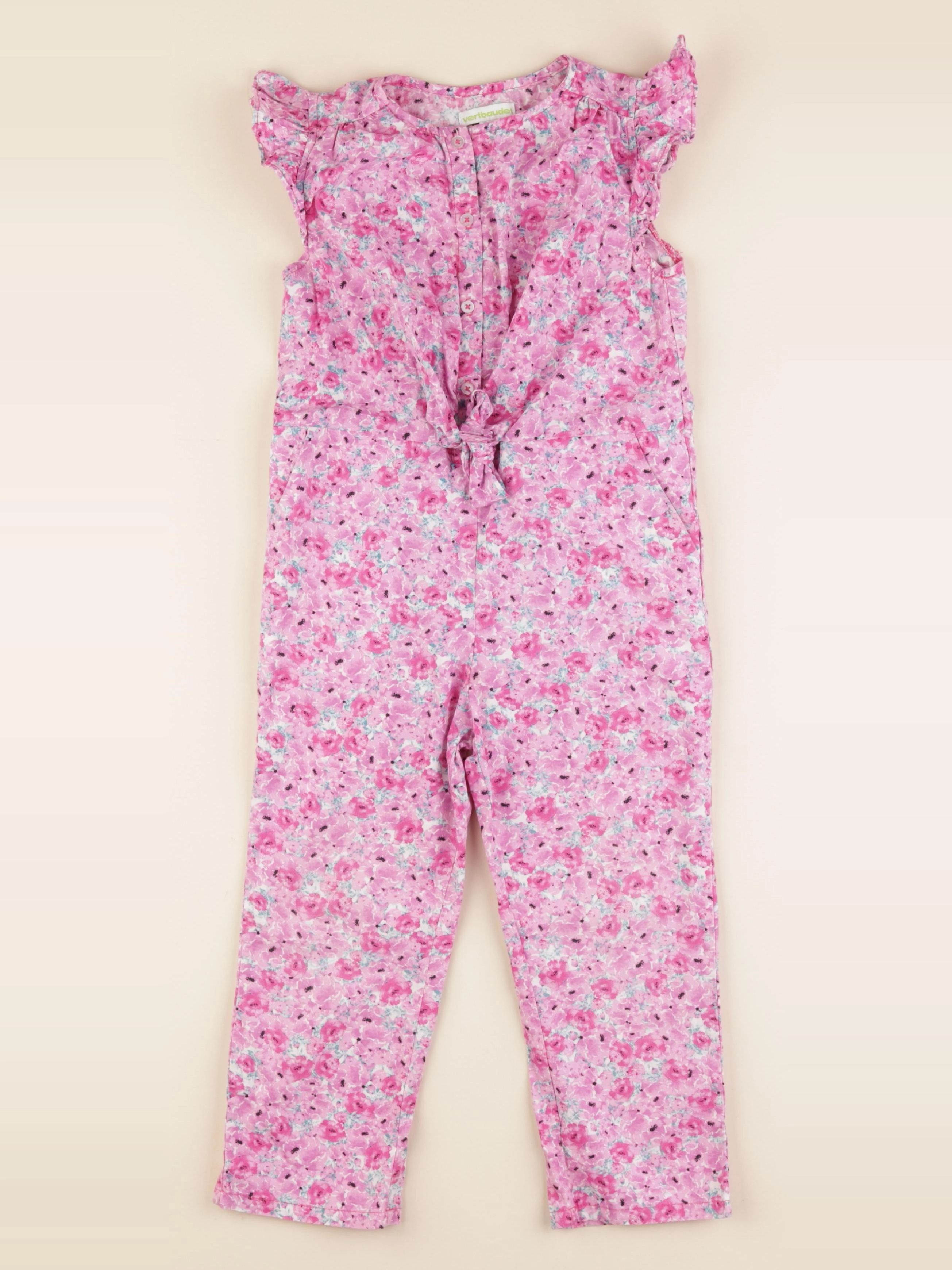 Vertbaudet - combinaison rose - 4 ans