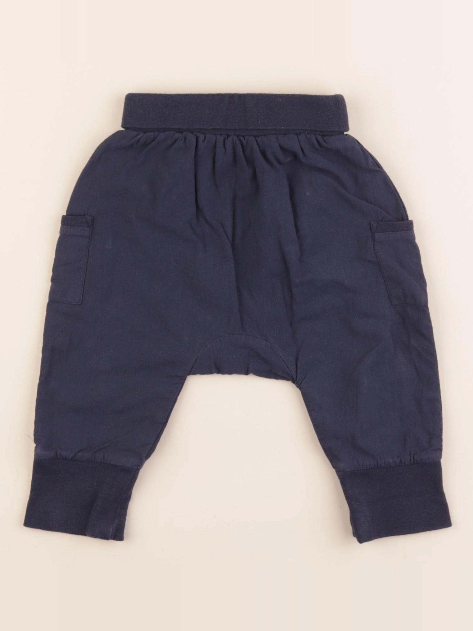 Boutchou - pantalon bleu - 6 mois