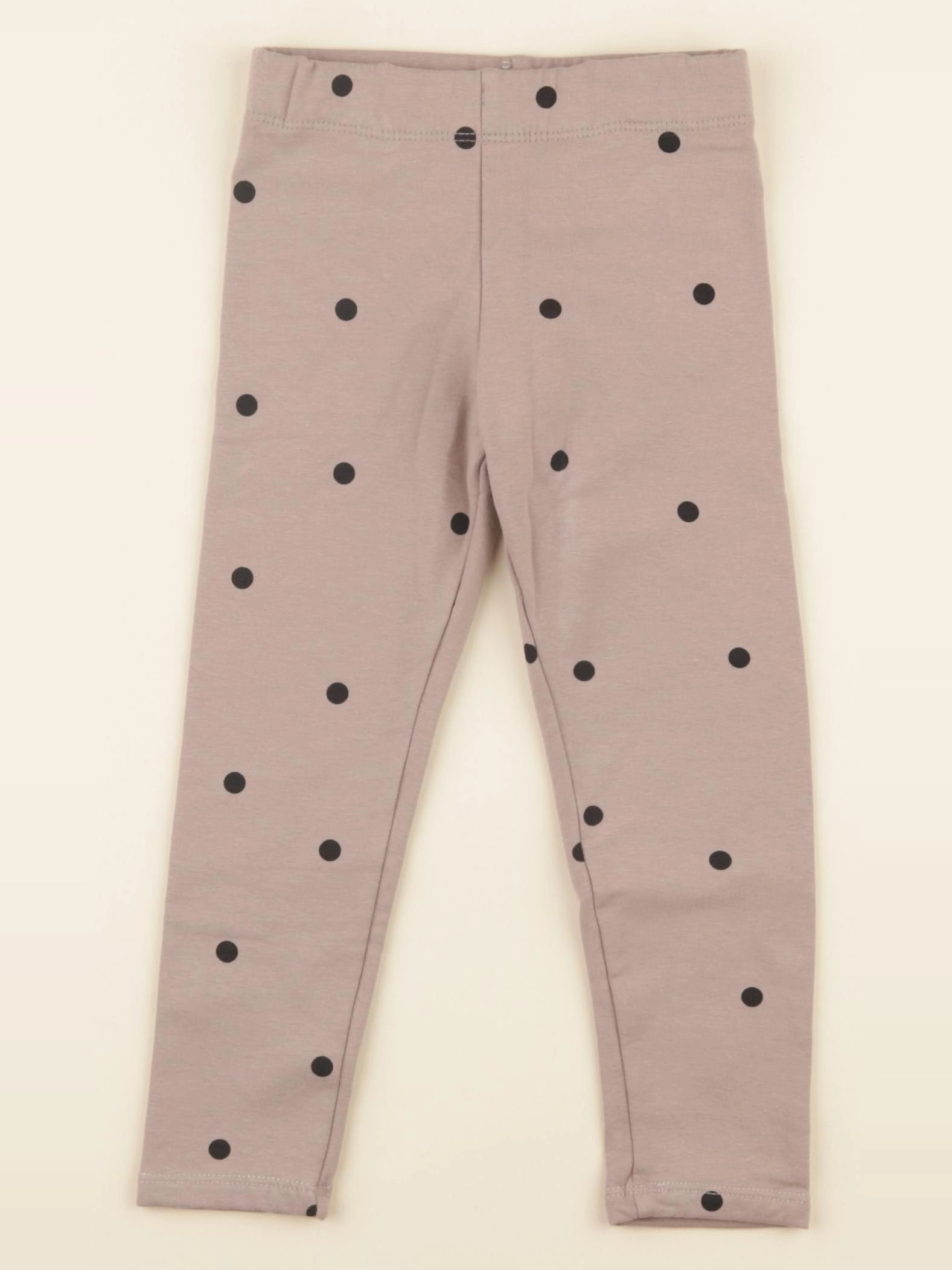 H&M - legging marron, noir - 2/3 ans