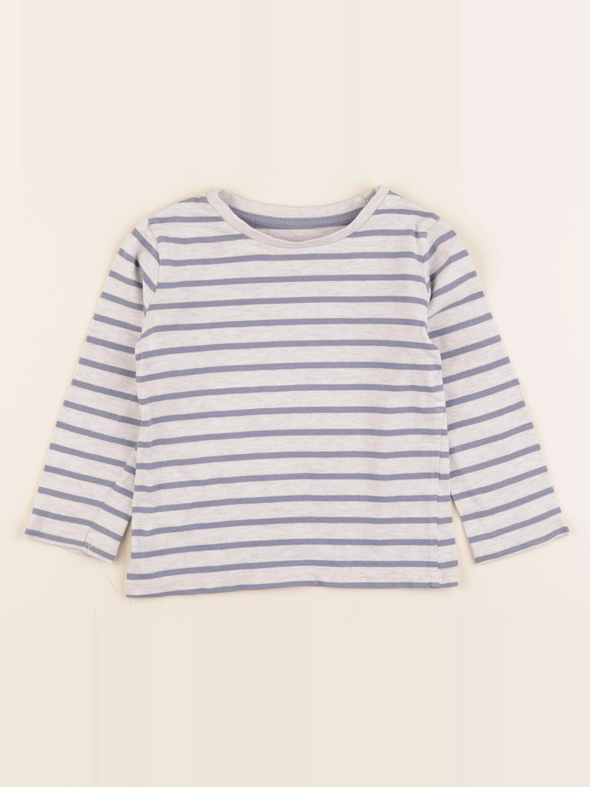 Vertbaudet - tee-shirt gris, bleu - 3 ans