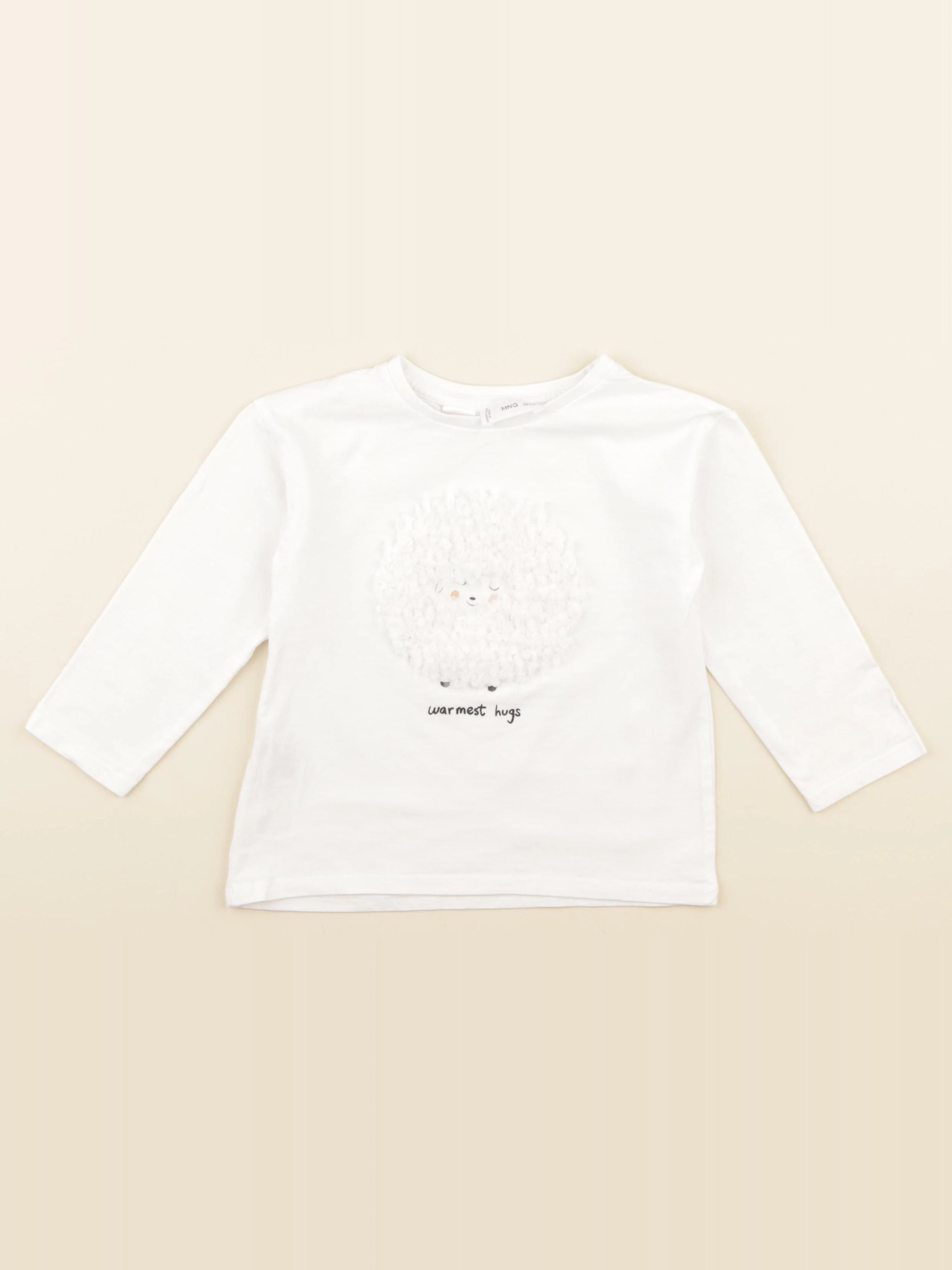 Mango - tee-shirt blanc - 2/3 ans