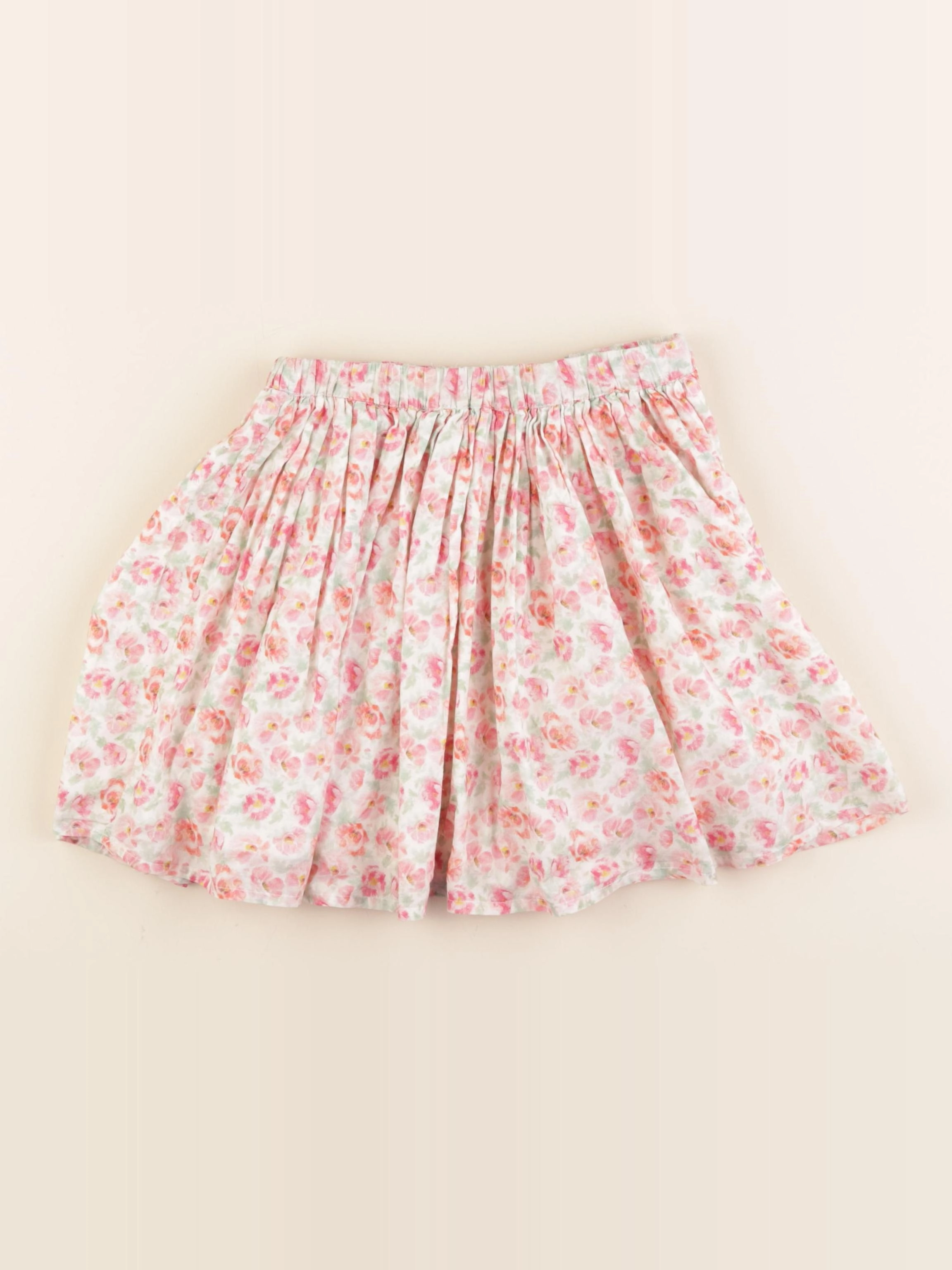 Vertbaudet - jupe rose, vert - 8 ans