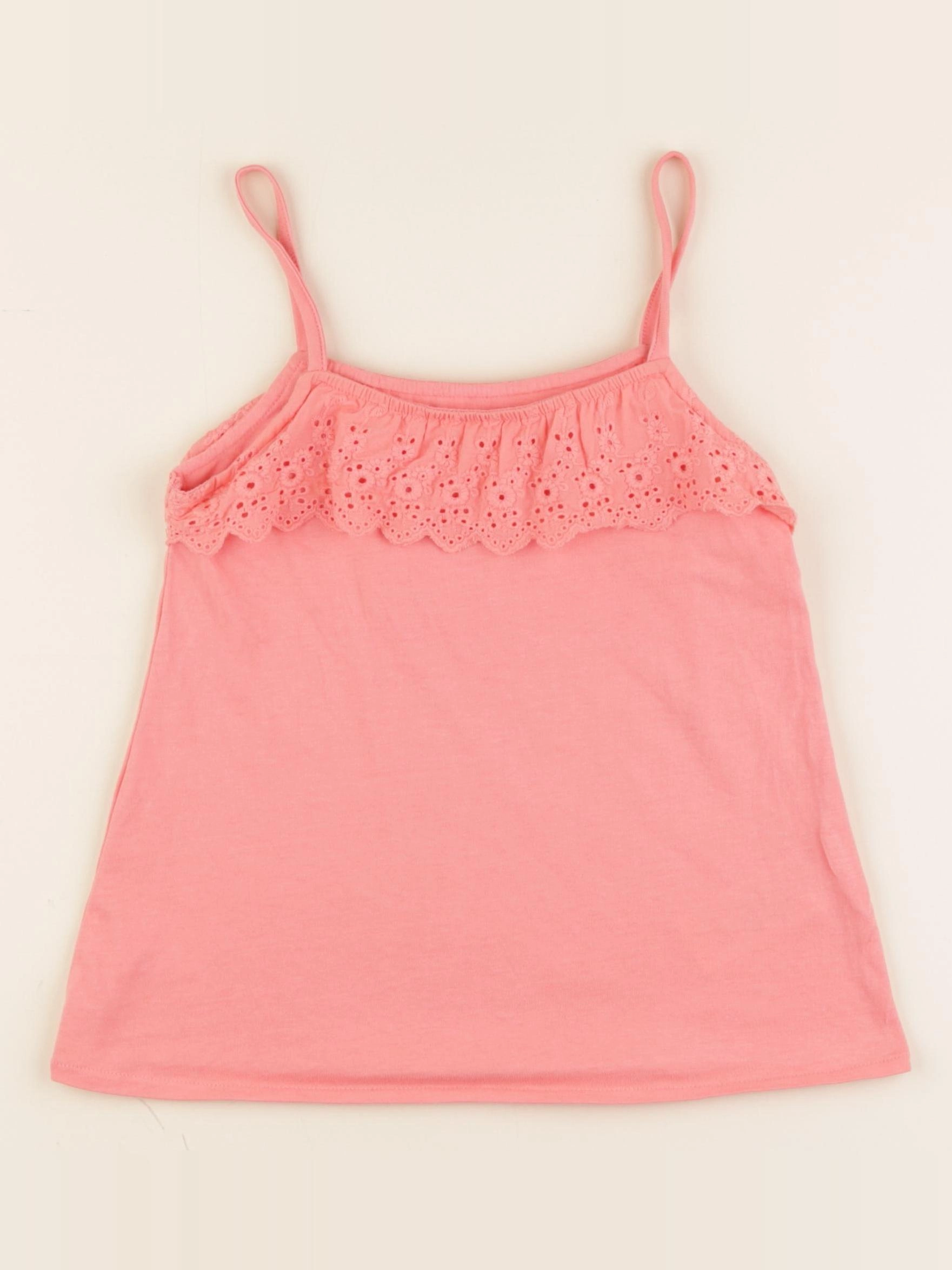 Vertbaudet - débardeur rose fluo - 8 ans