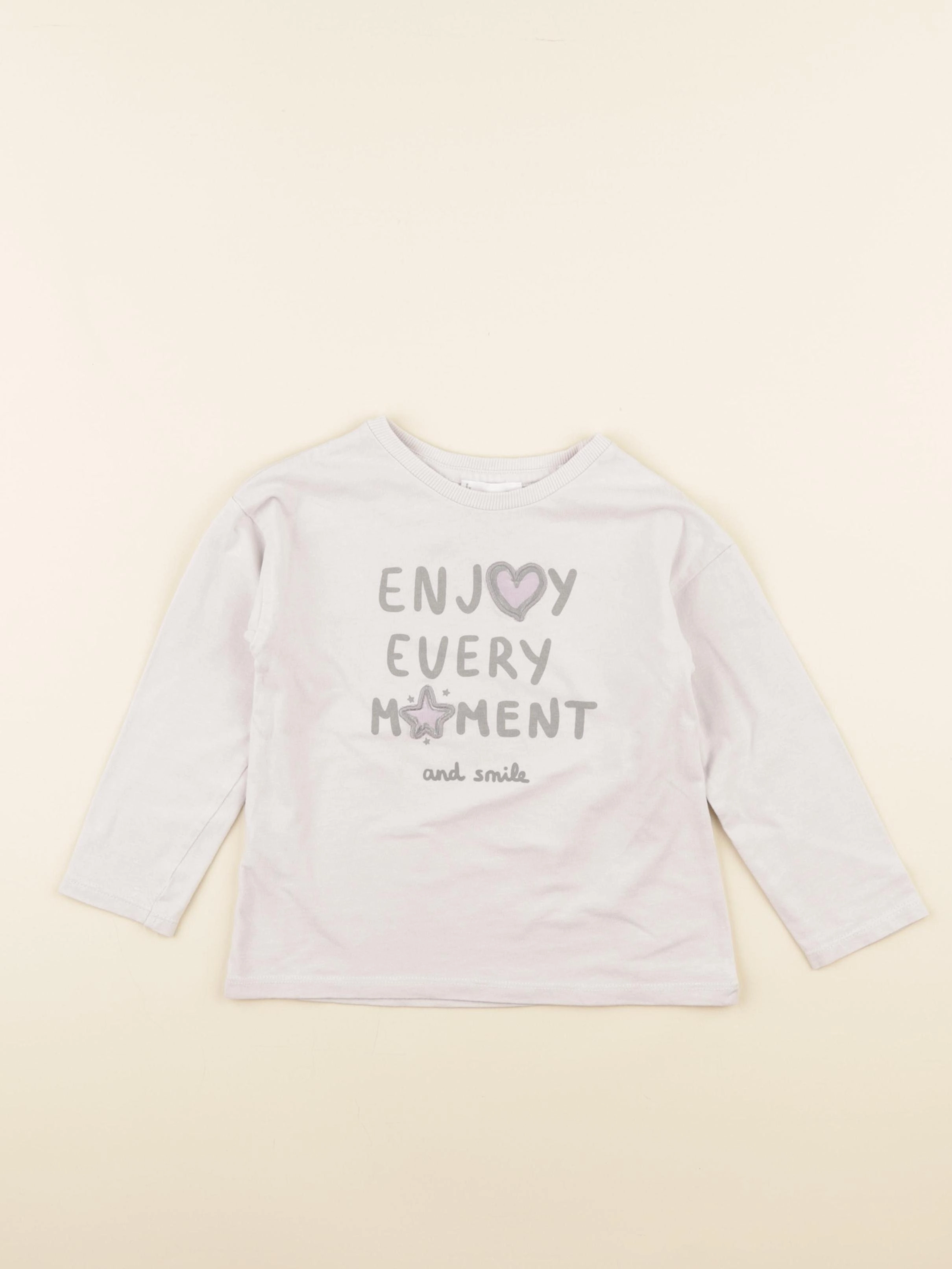 Mango - tee-shirt beige - 2/3 ans