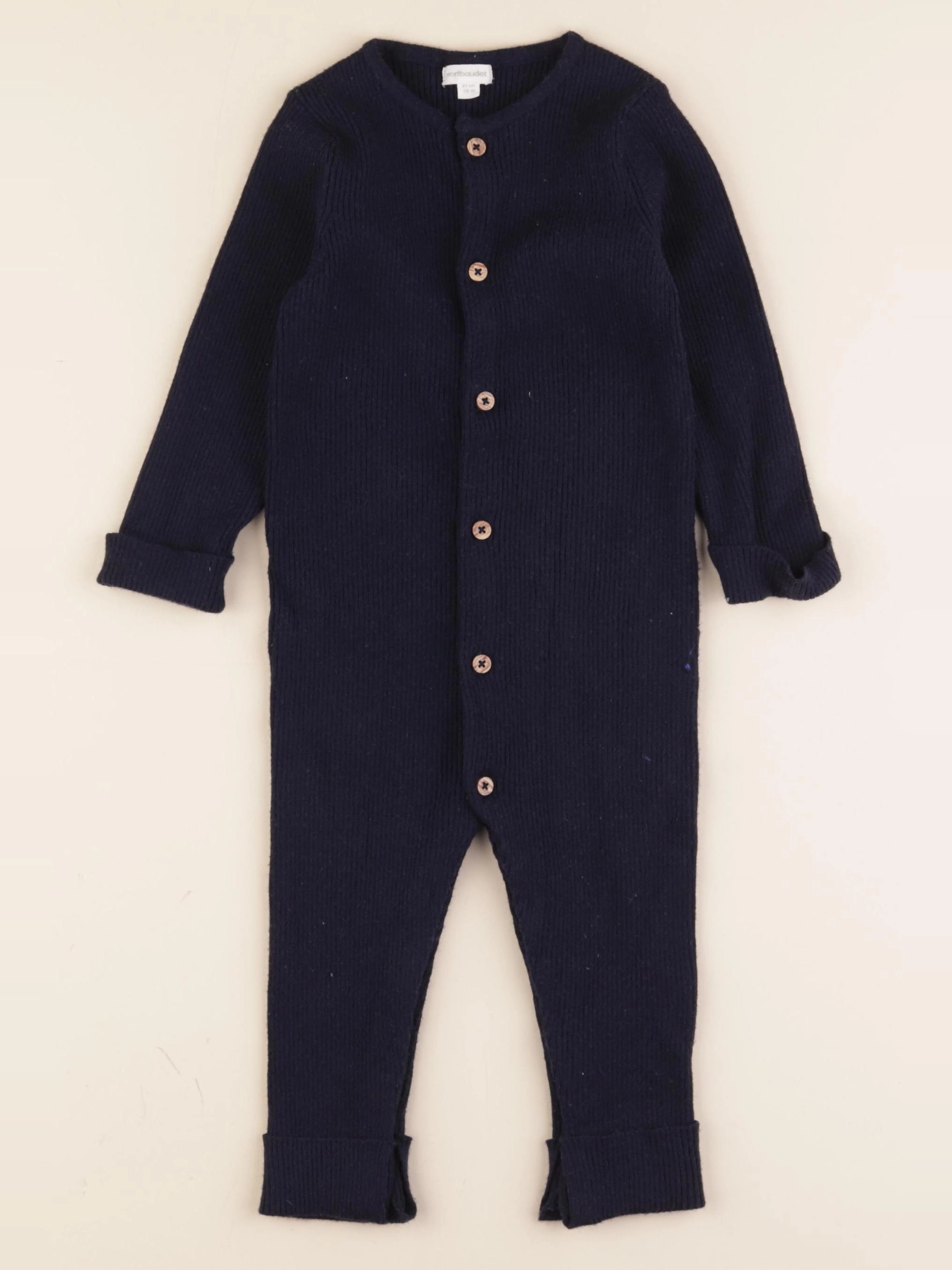 Vertbaudet - combinaison bleu - 18 mois