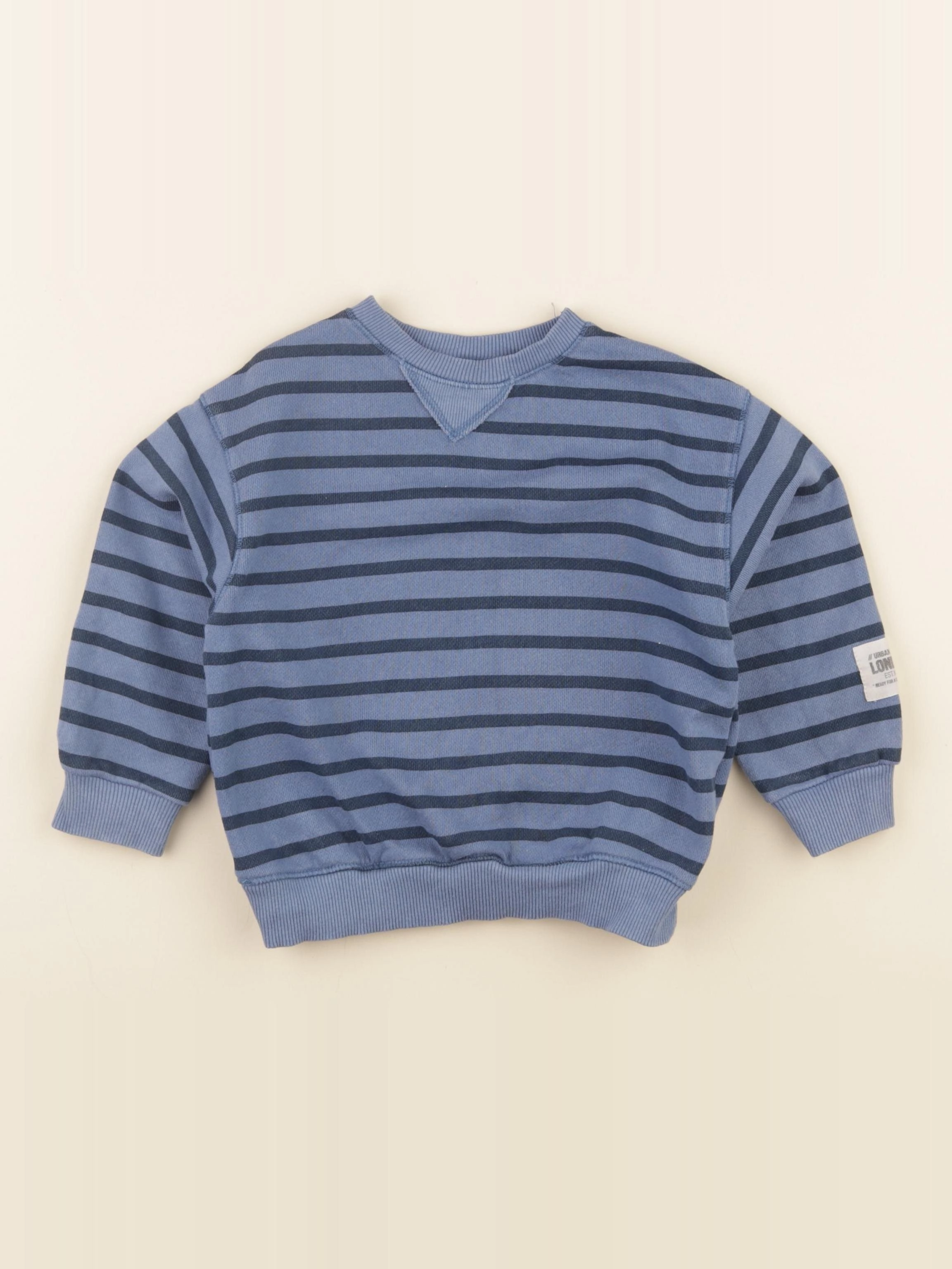 Zara - sweat bleu - 2 ans