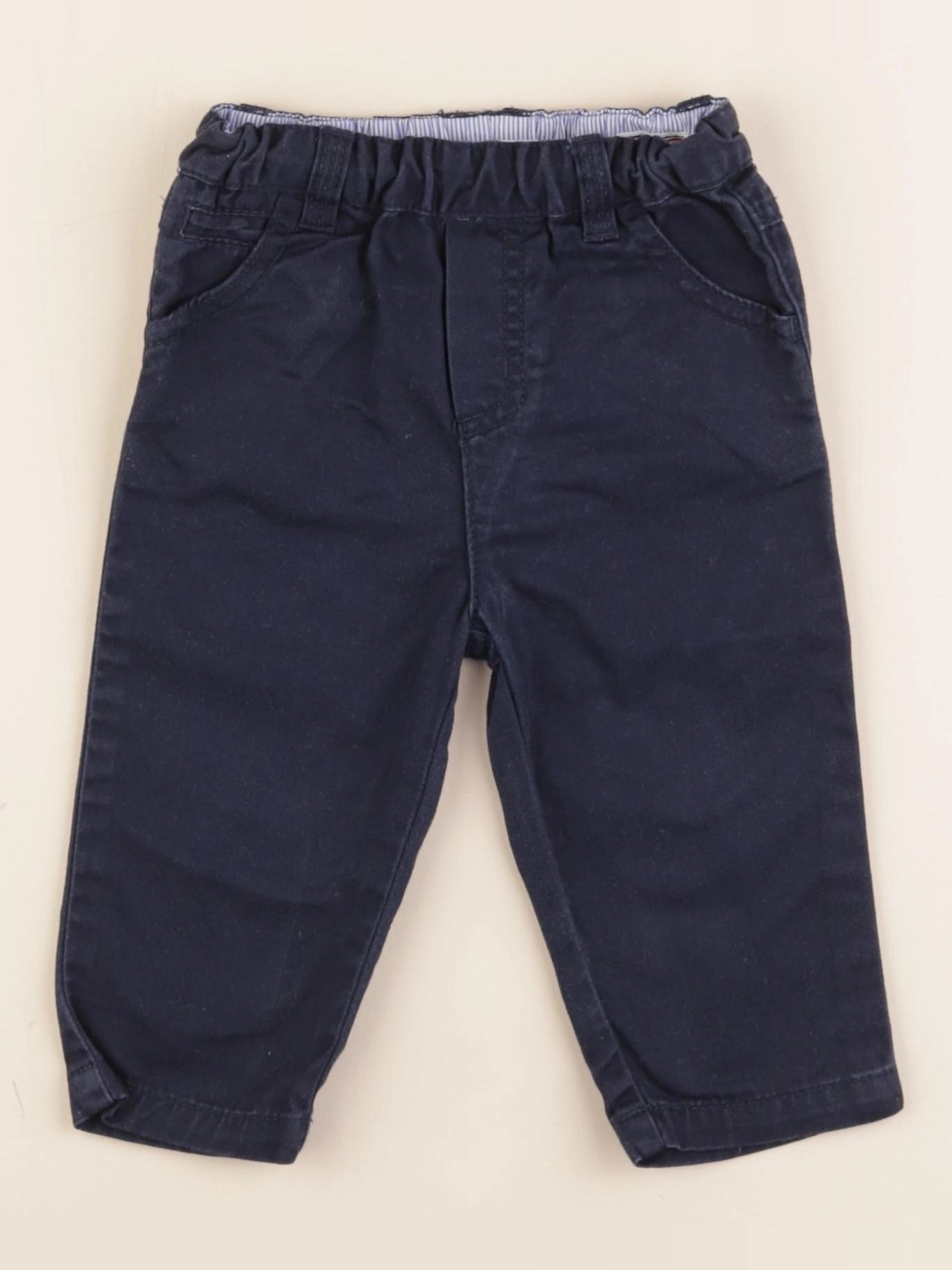 Cyrillus - pantalon bleu - 12 mois