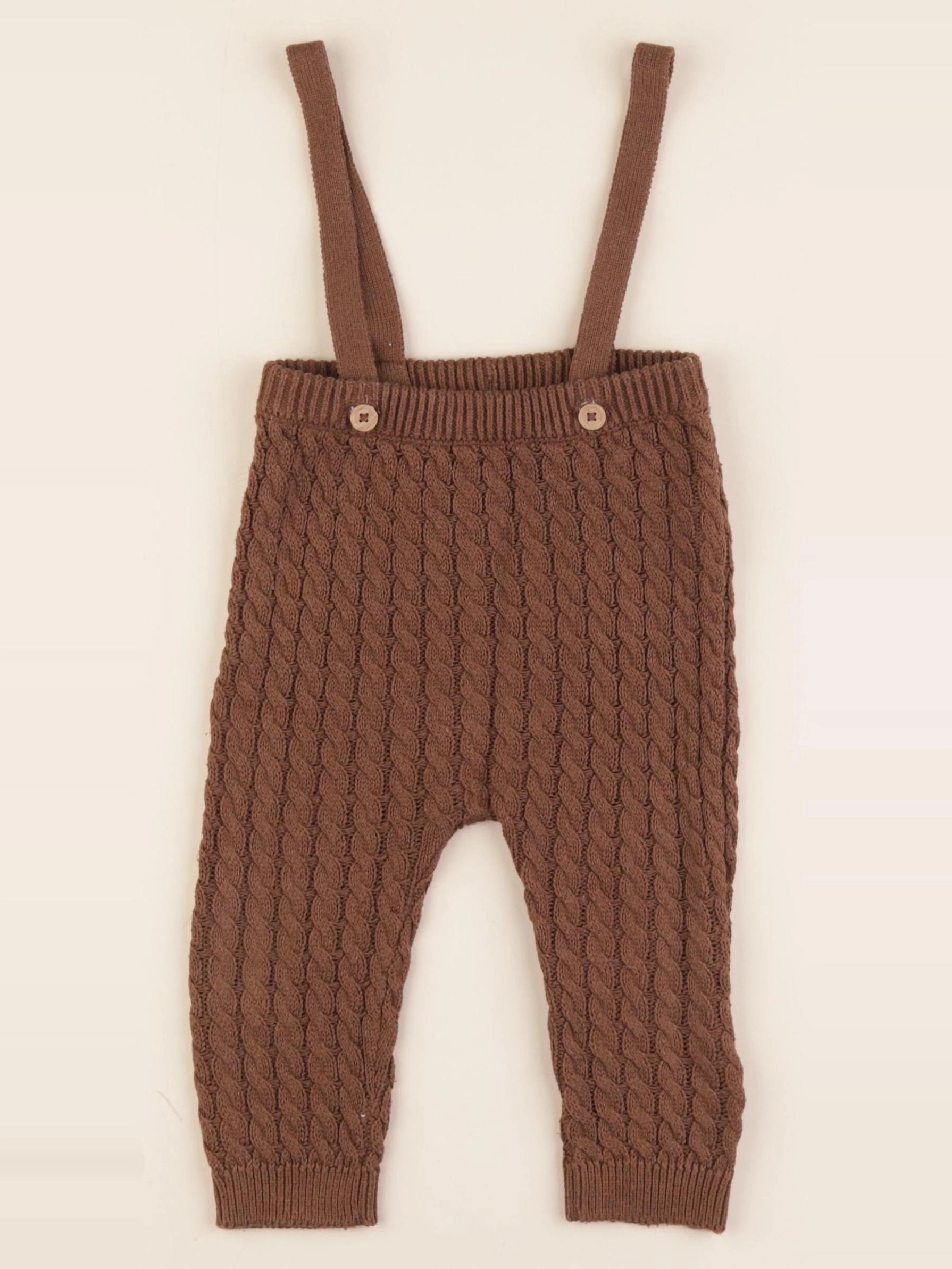 Vertbaudet - legging marron - 12 mois