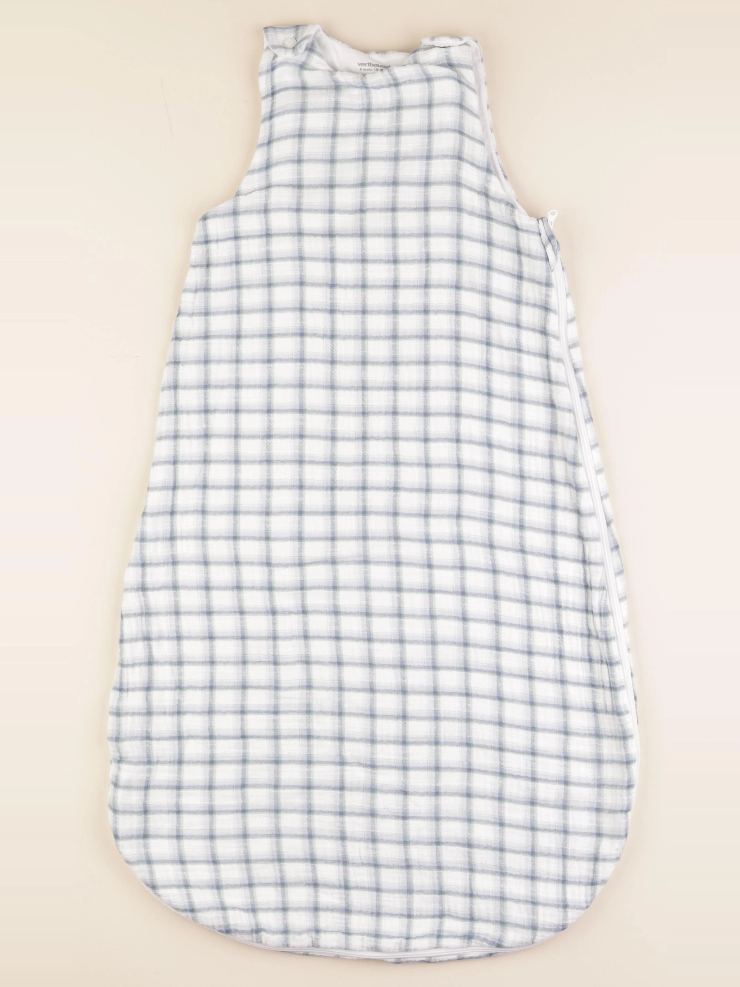 Vertbaudet - gigoteuse TOG 1 blanc, bleu - 6/18 mois