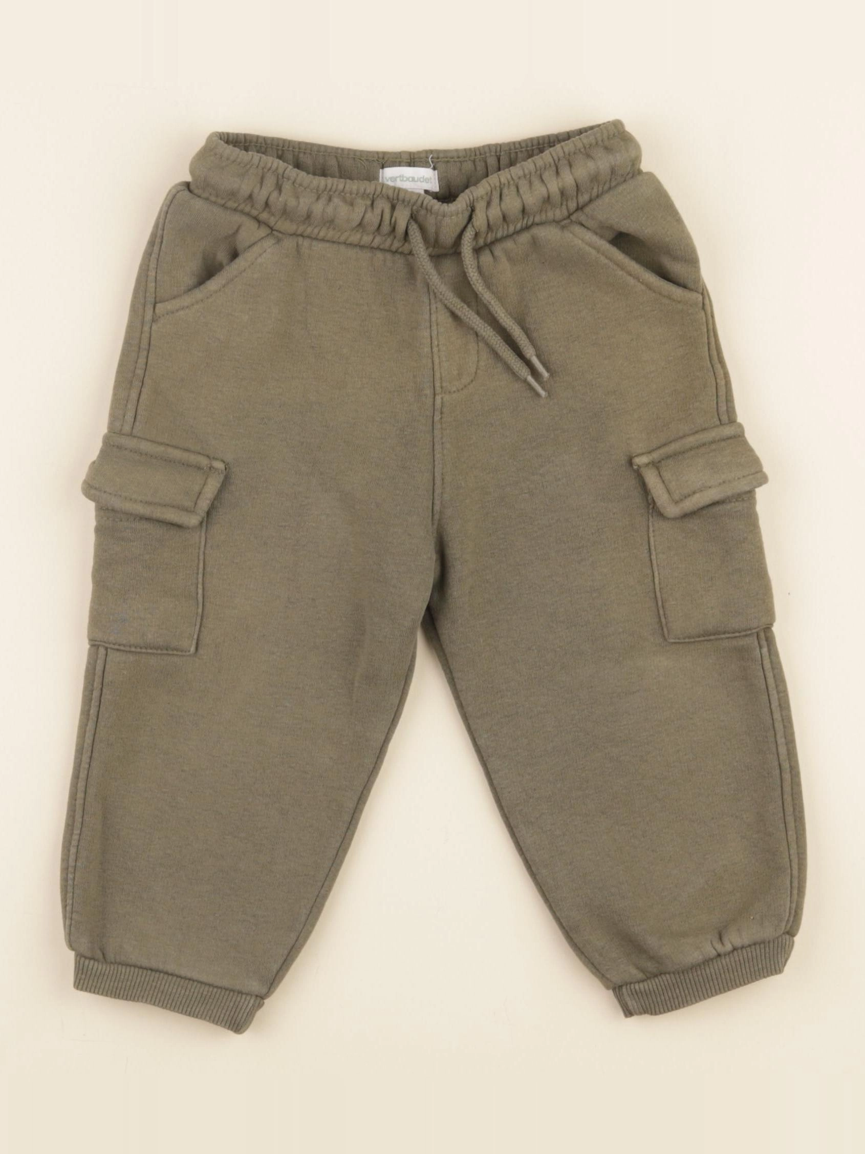 Vertbaudet - jogging vert - 18 mois