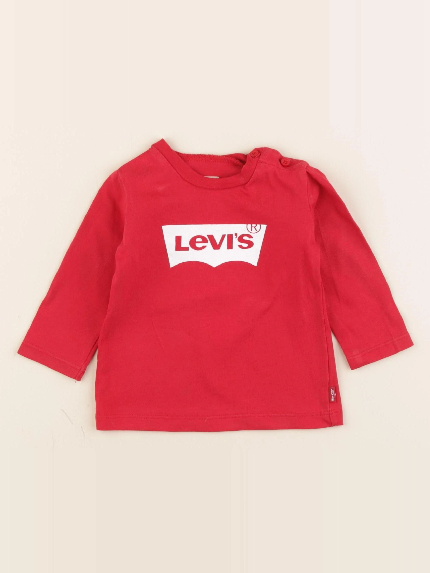Levi's - tee-shirt rouge - 6 mois