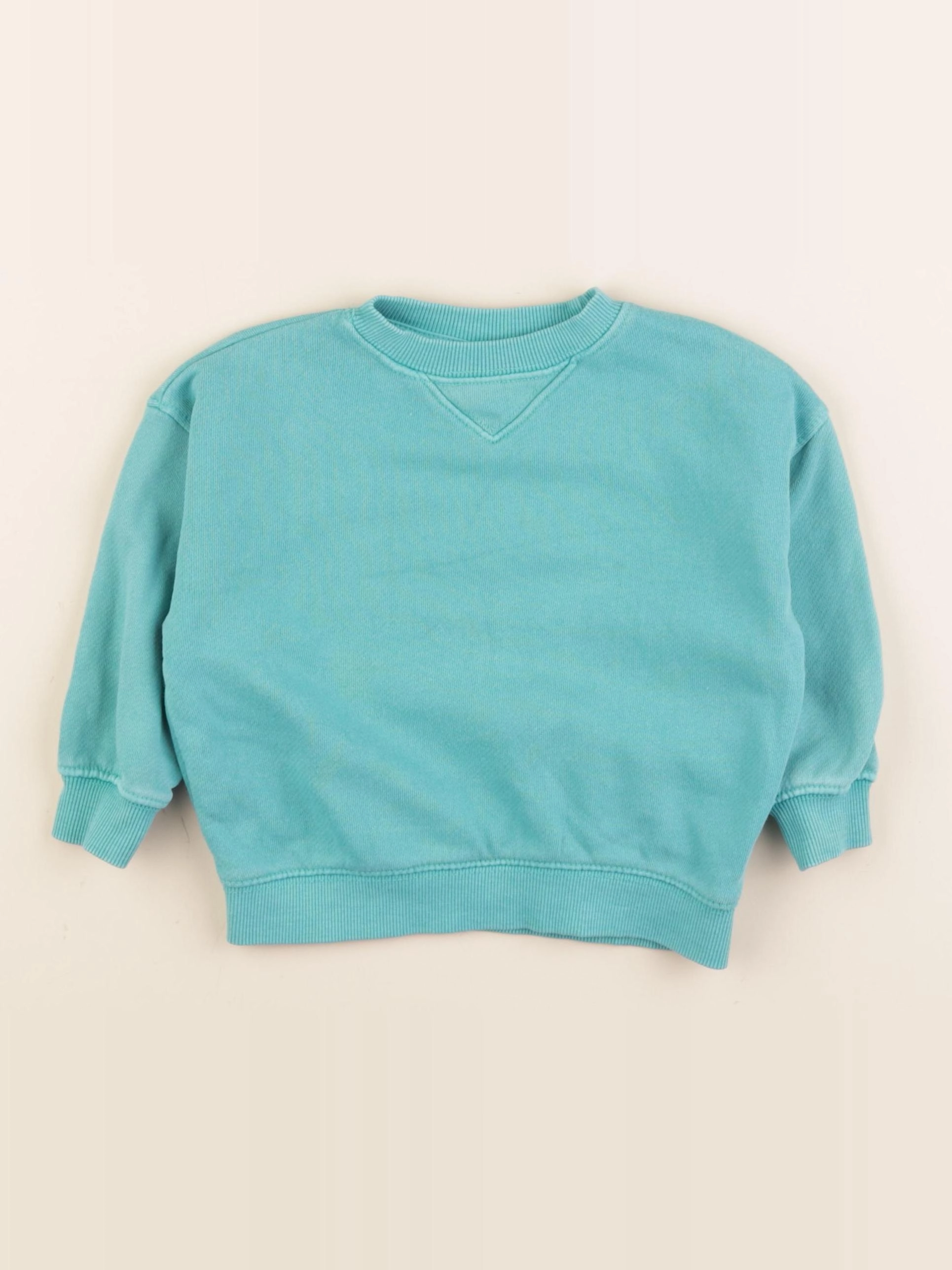 Zara - sweat bleu - 12/18 mois
