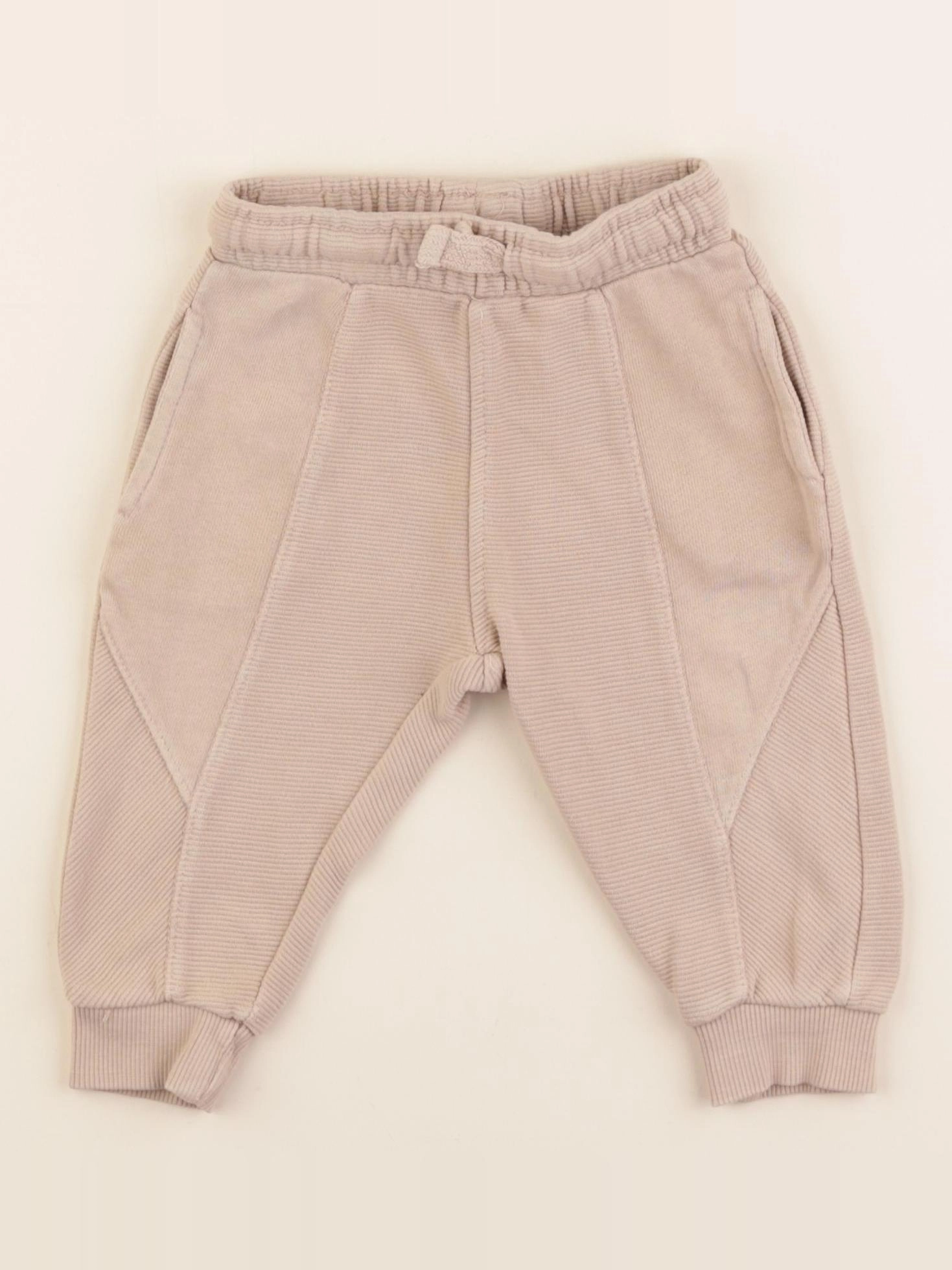 Zara - jogging beige - 6/9 mois