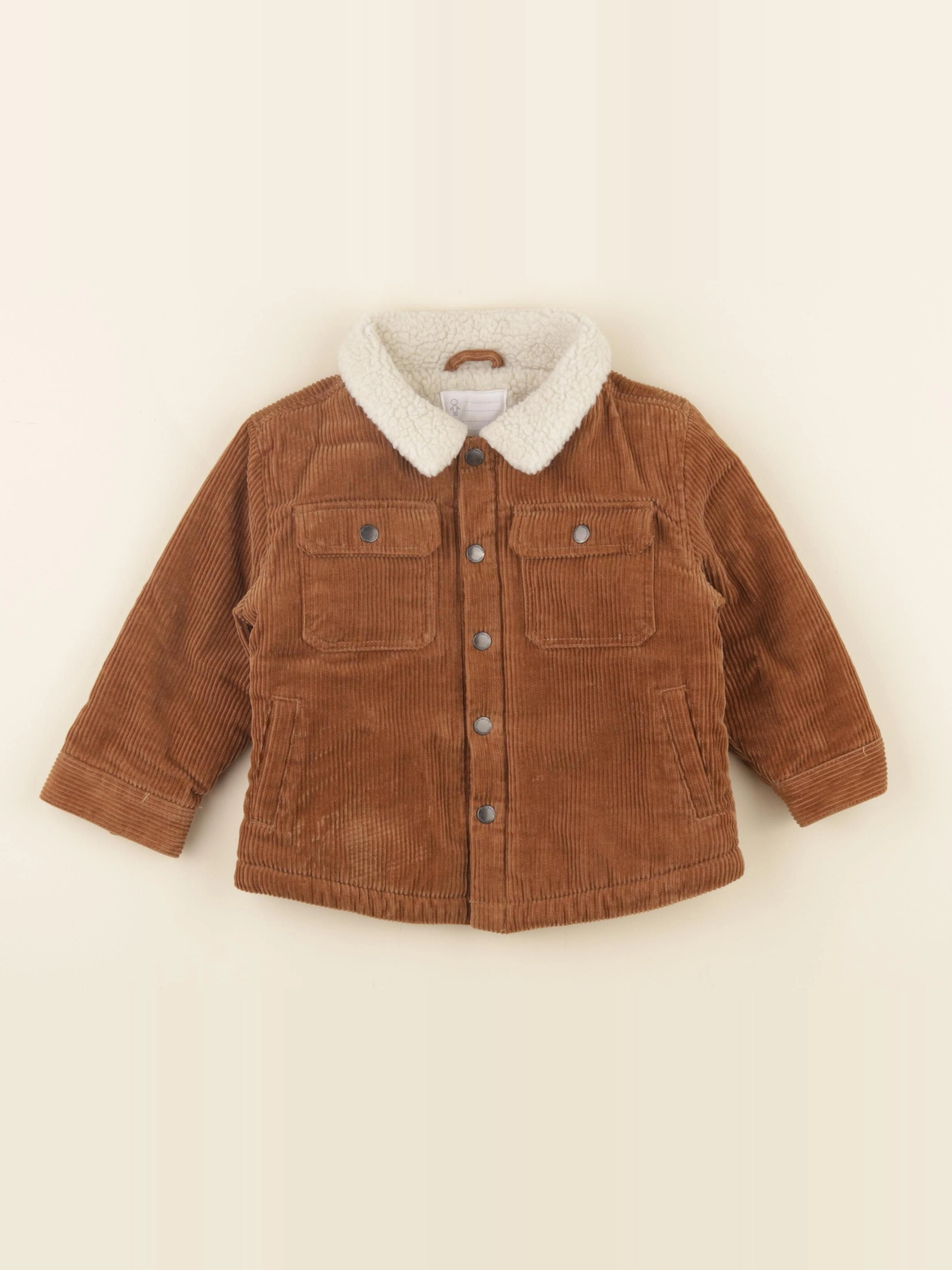 Vertbaudet - veste marron - 18 mois