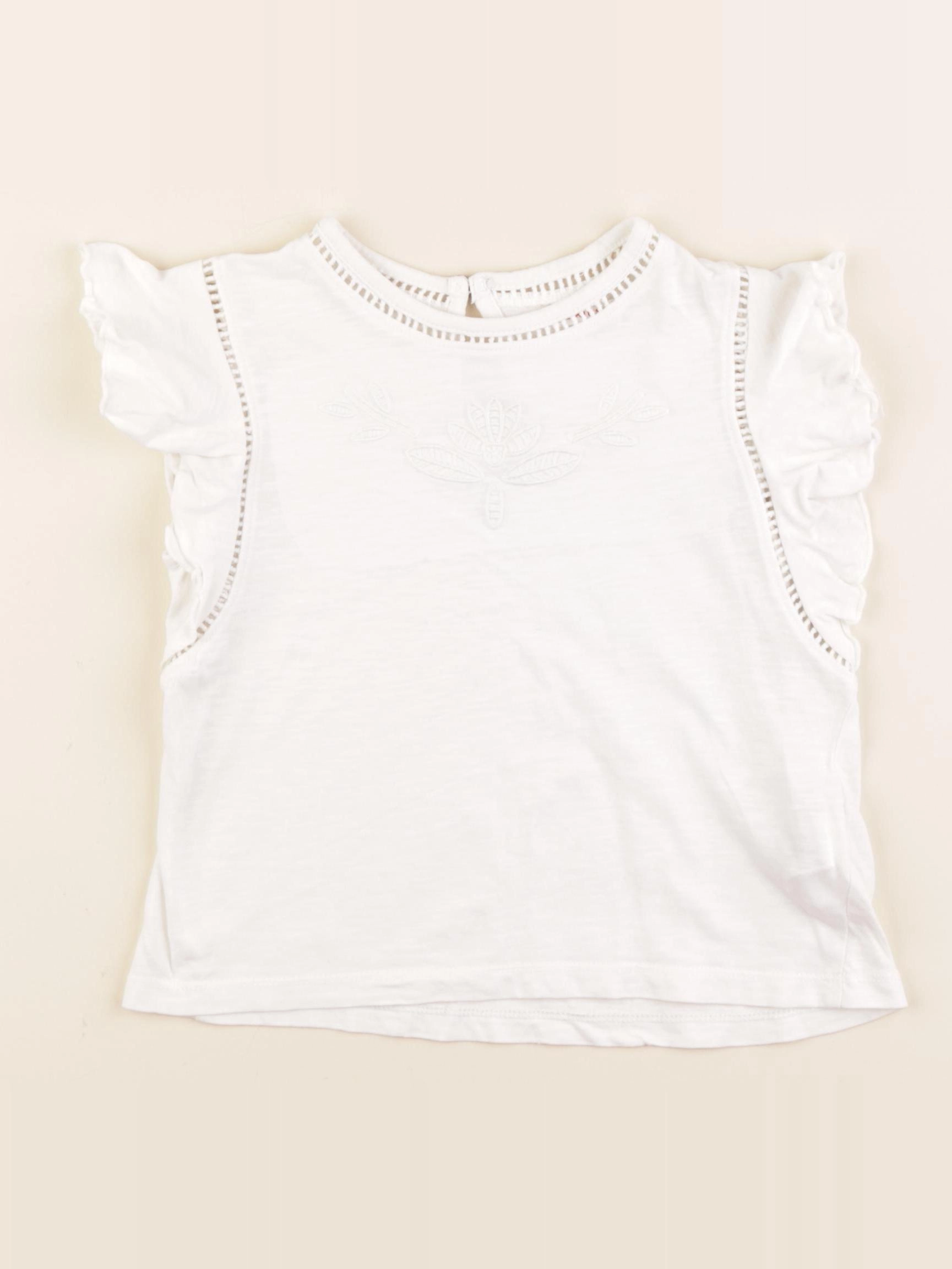 Monoprix - tee-shirt blanc - 5 ans