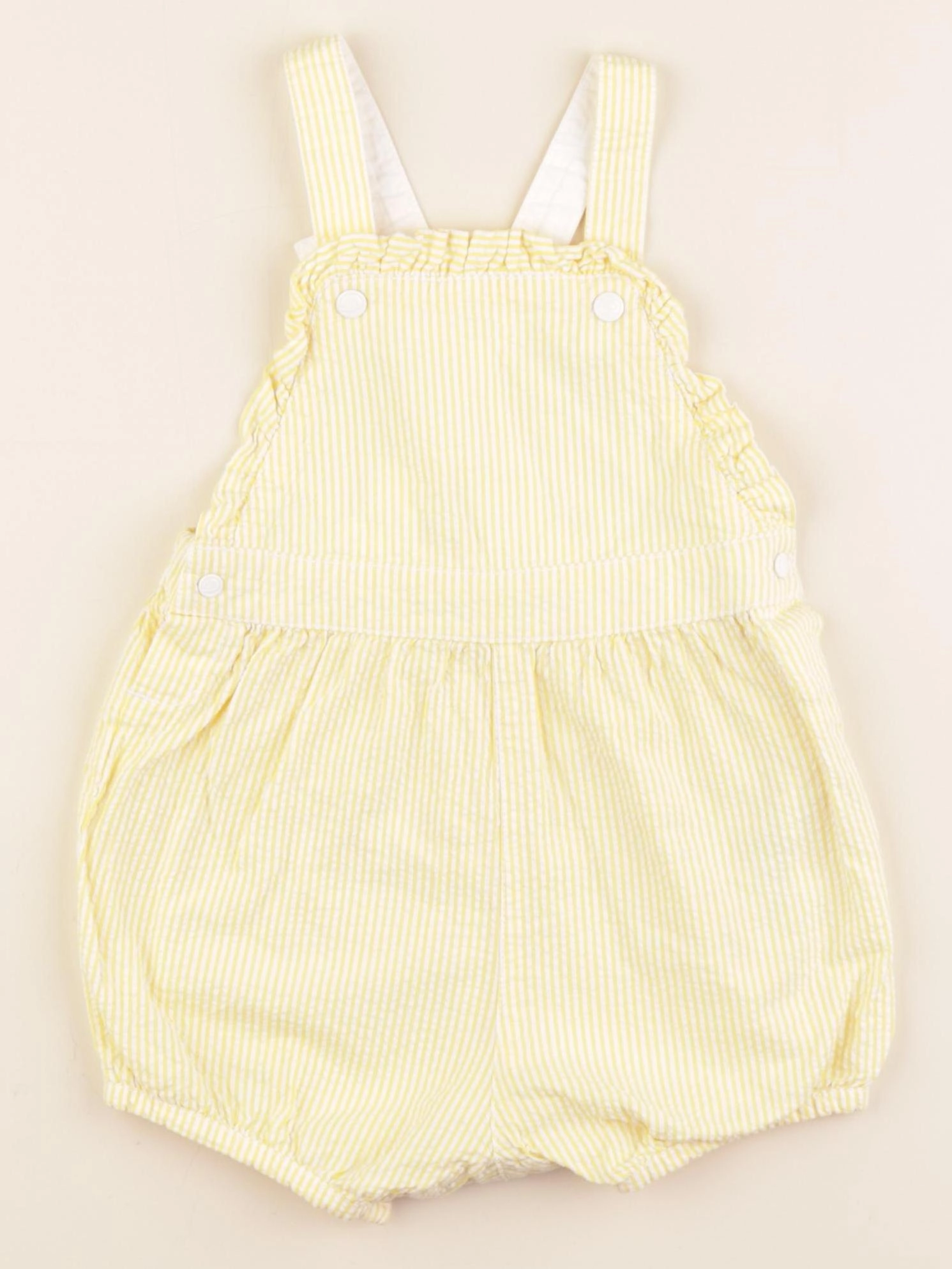 Petit Bateau - combinaison jaune - 24 mois