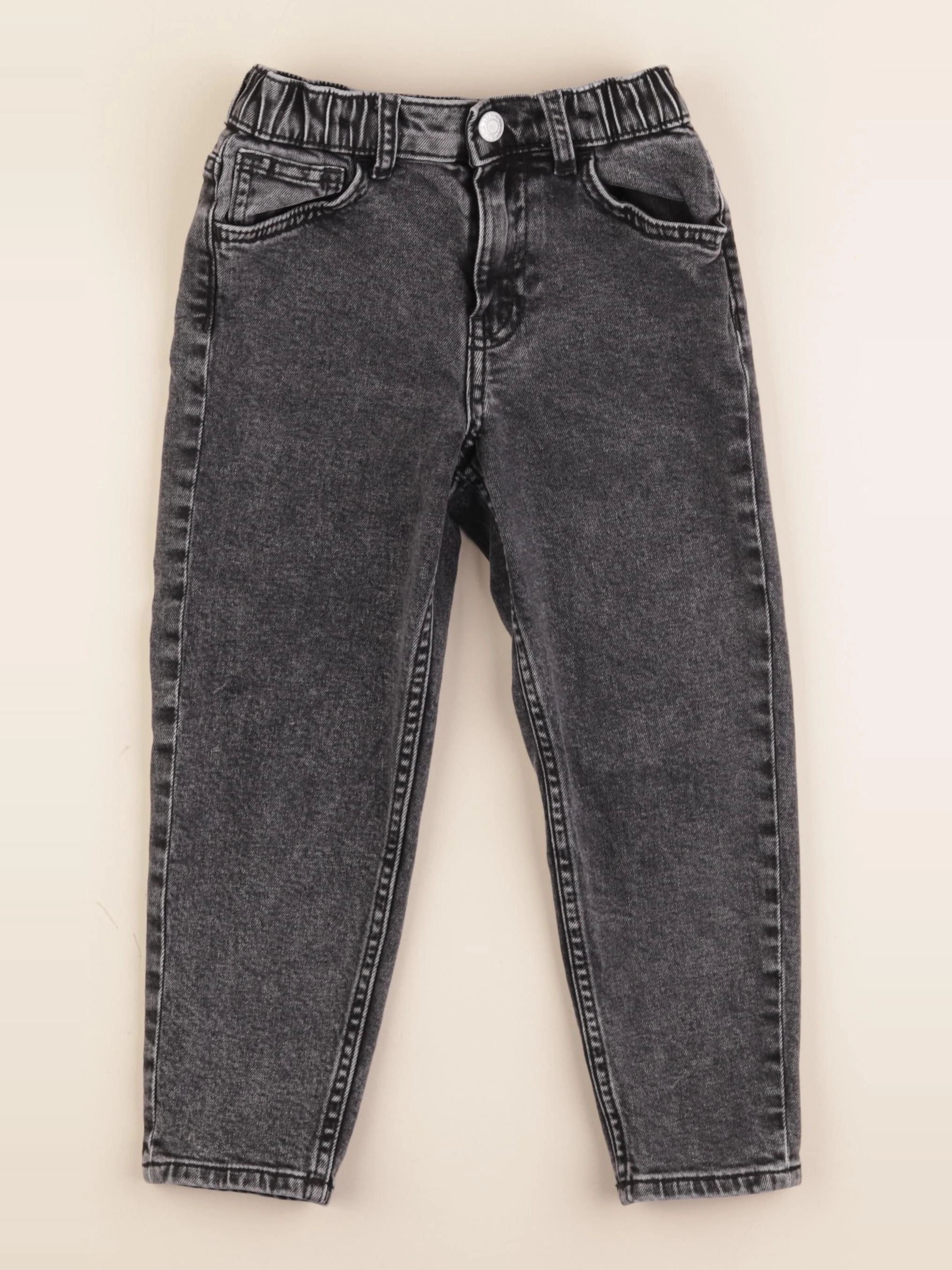 H&M - jean noir - 4/5 ans
