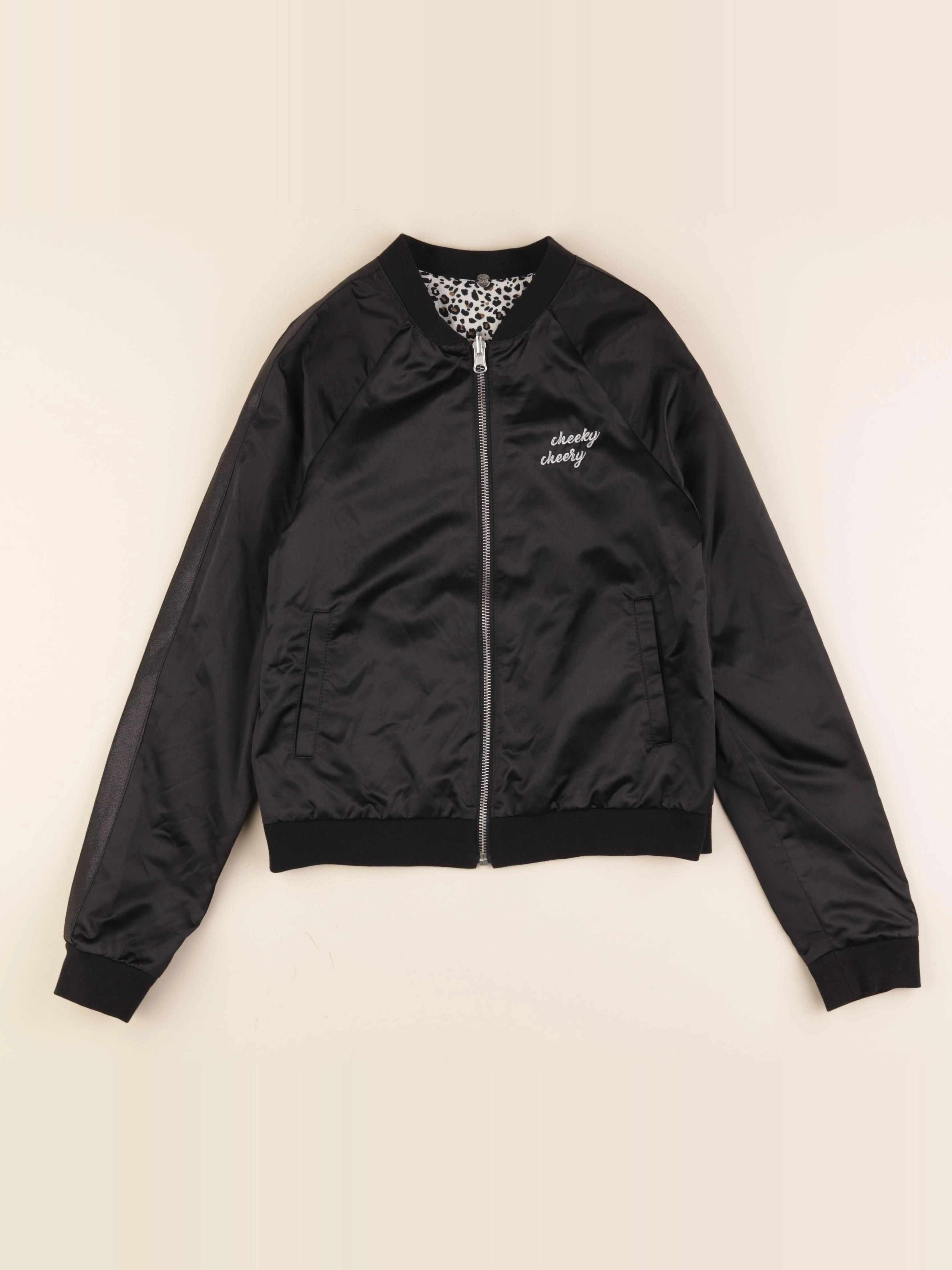 IKKS - veste réversible noir - 14 ans