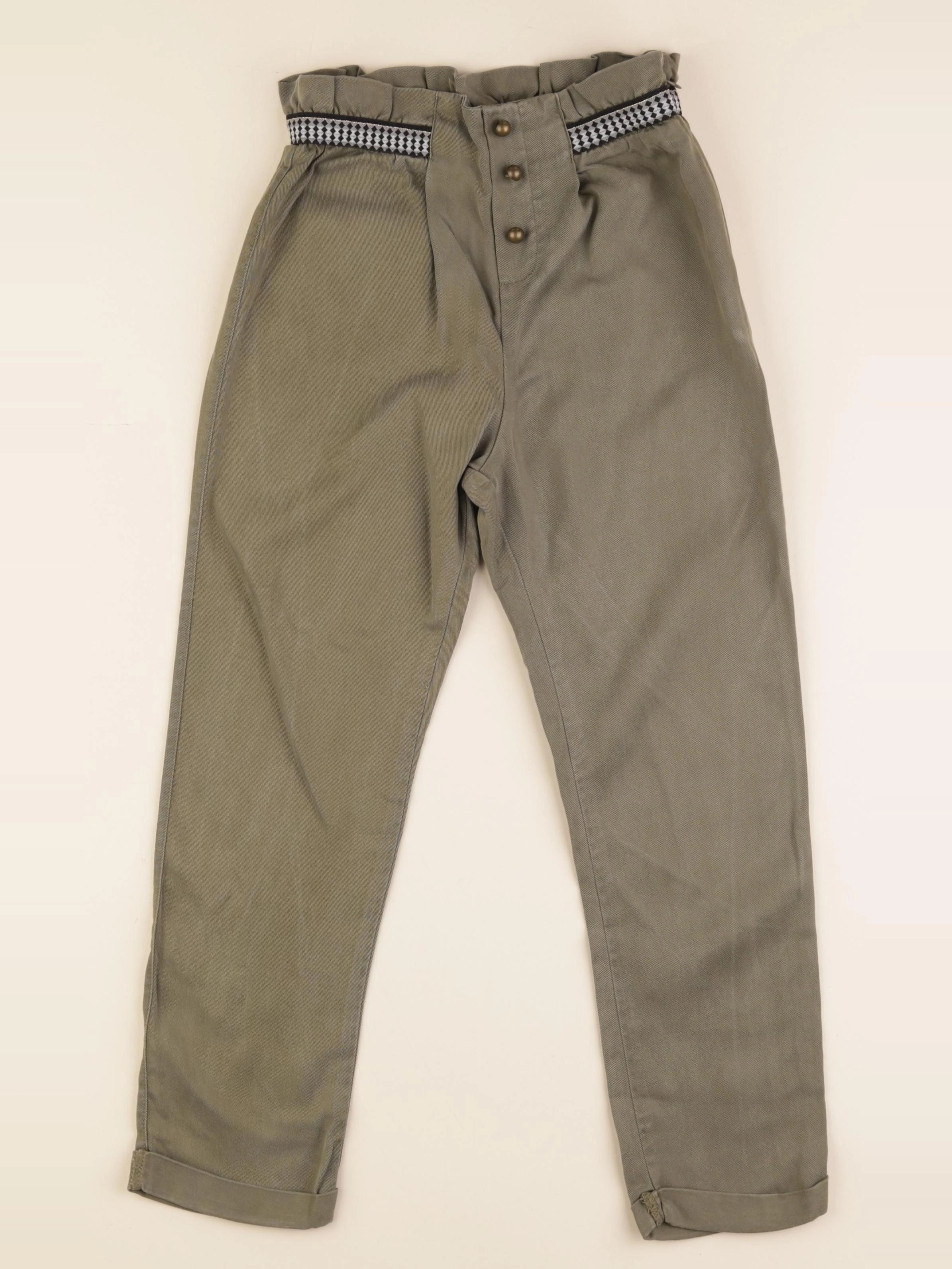IKKS - pantalon vert - 8 ans