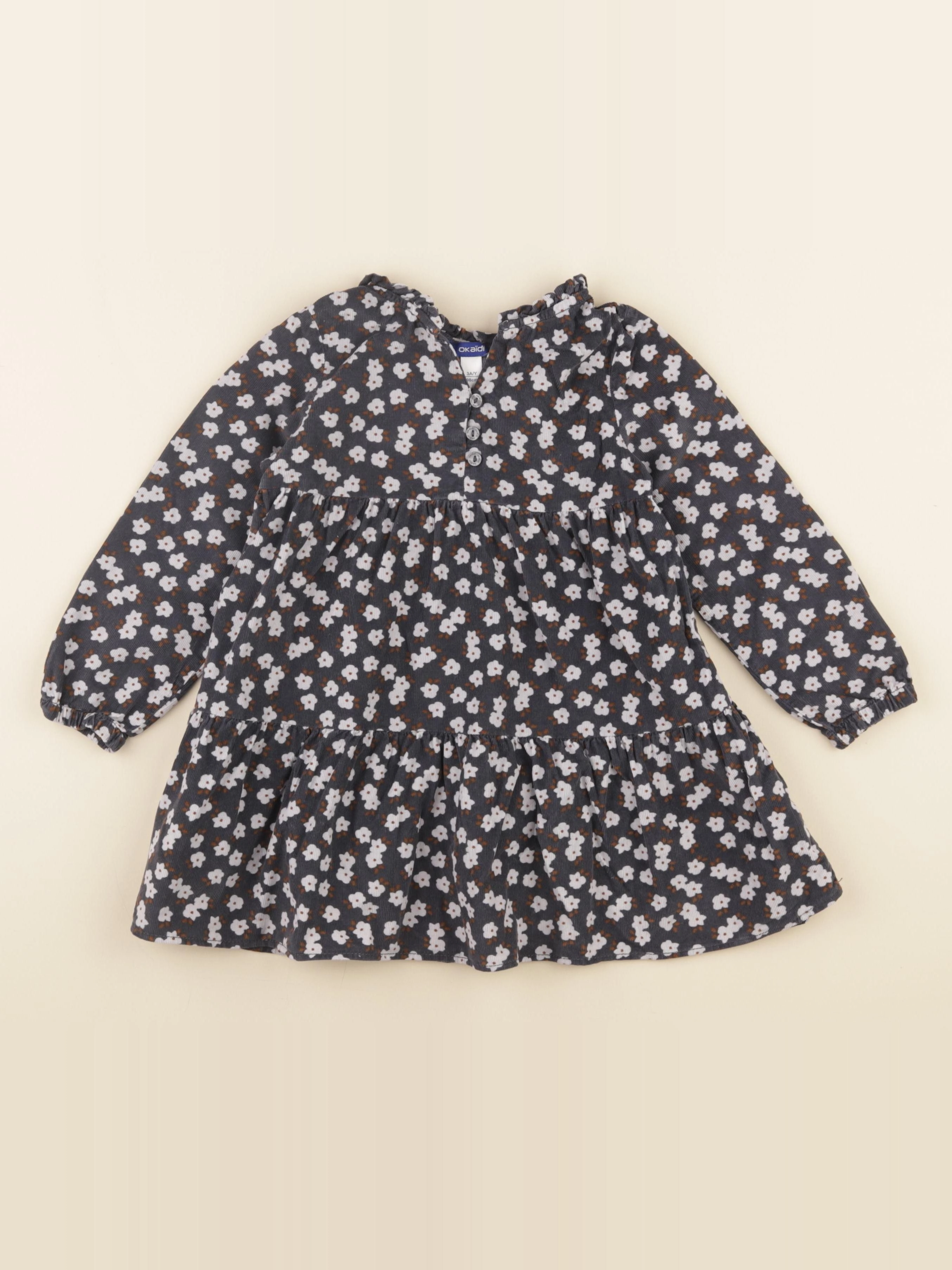 Okaidi - robe bleu - 3 ans