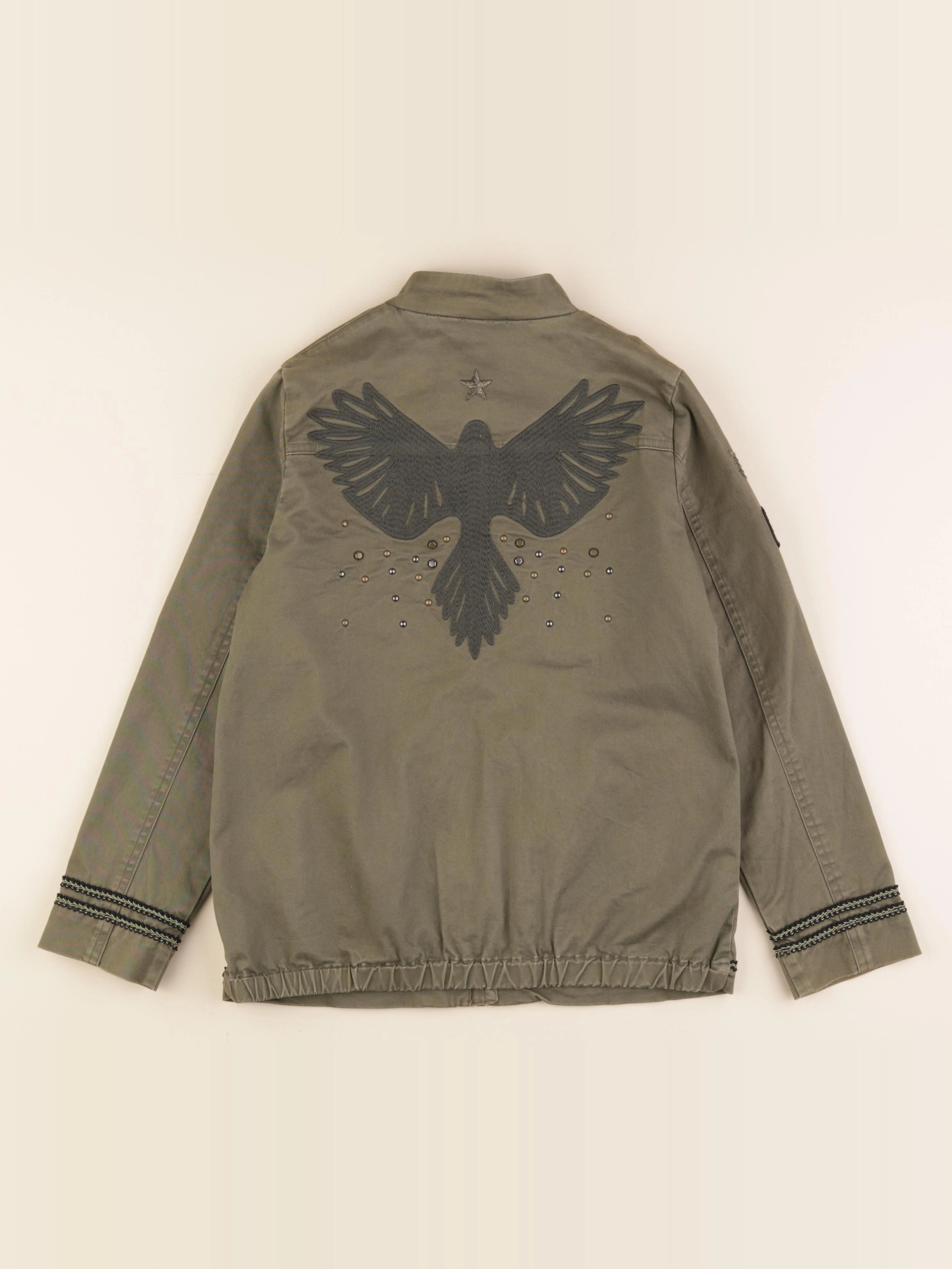 IKKS - veste imprimé au dos vert - 10 ans