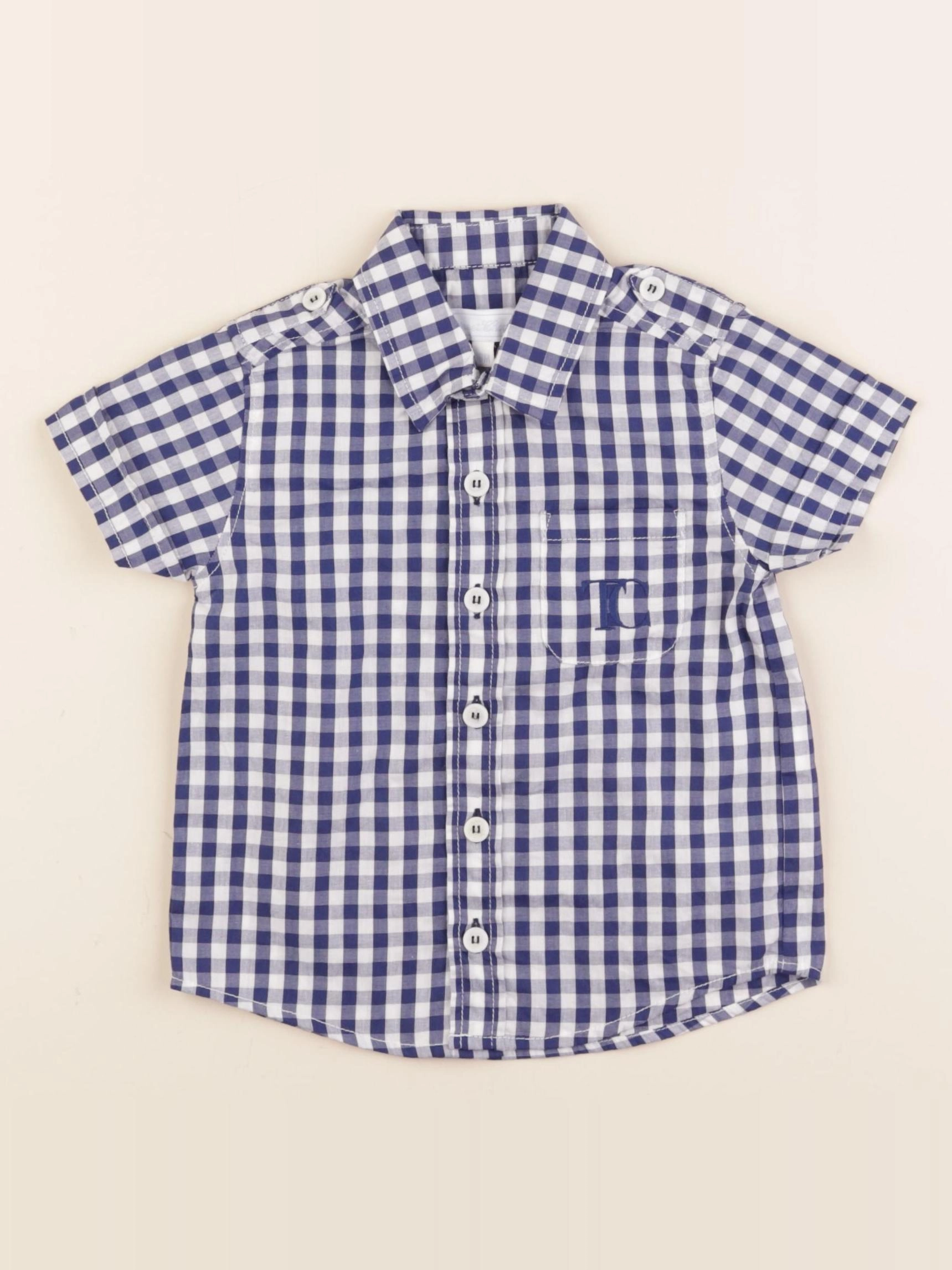 Tartine & Chocolat - chemise bleu - 18 mois