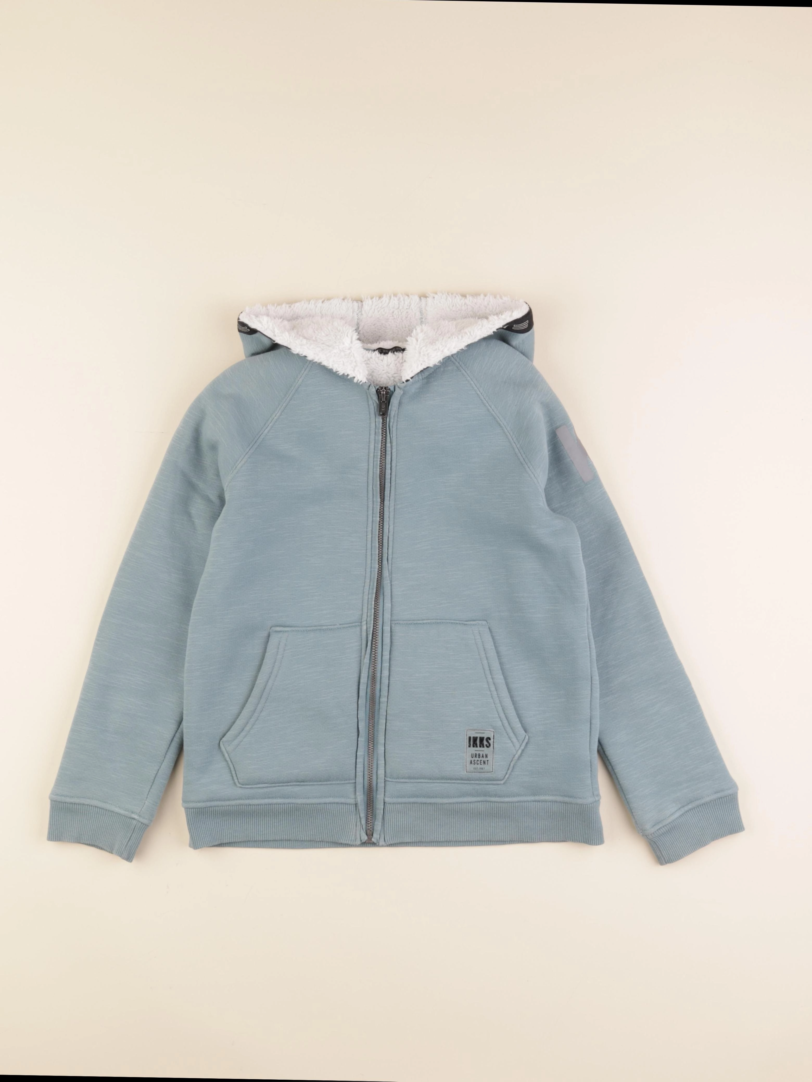 IKKS - sweat bleu - 10 ans