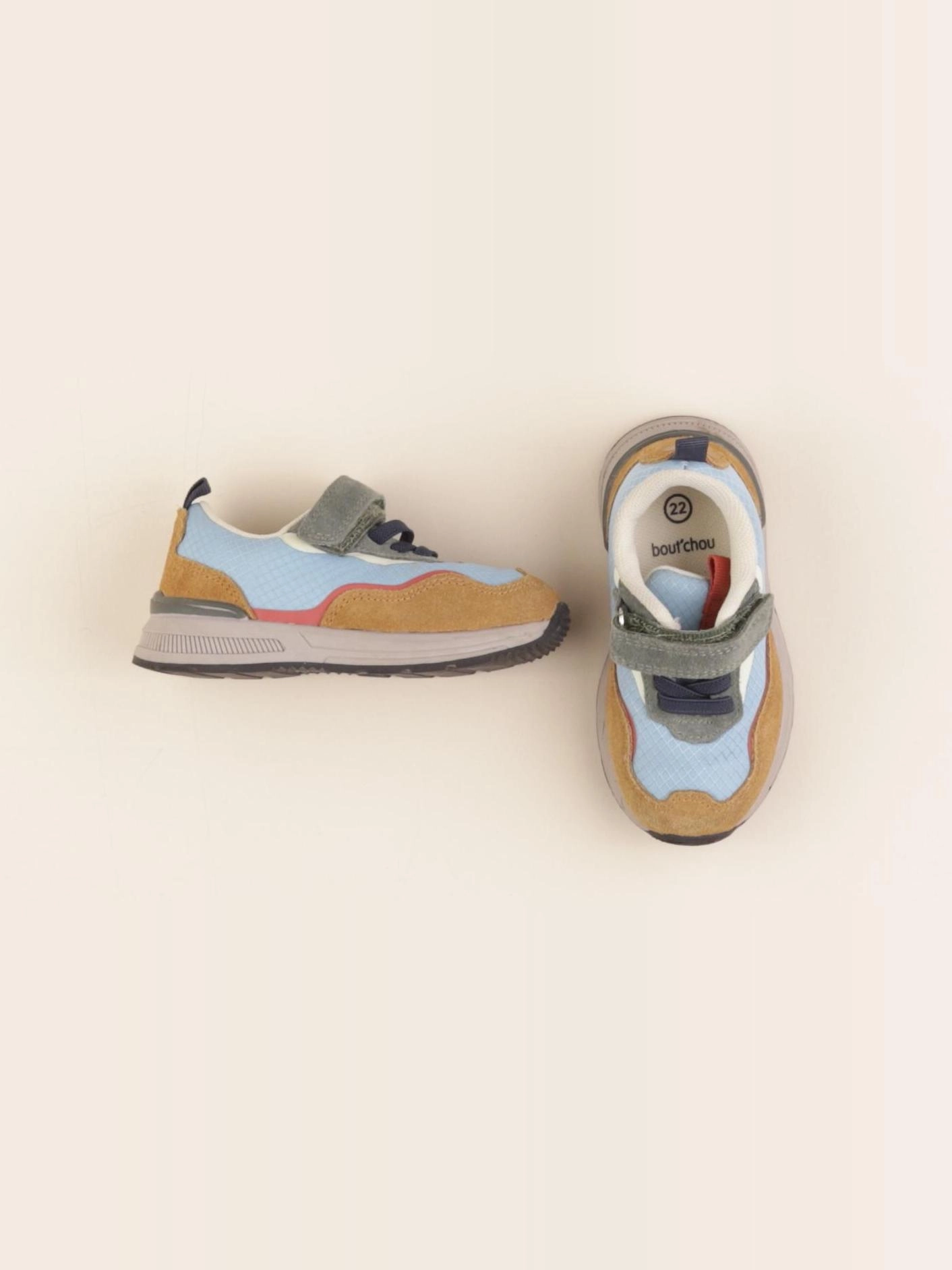 Boutchou - baskets bleu - pointure 22