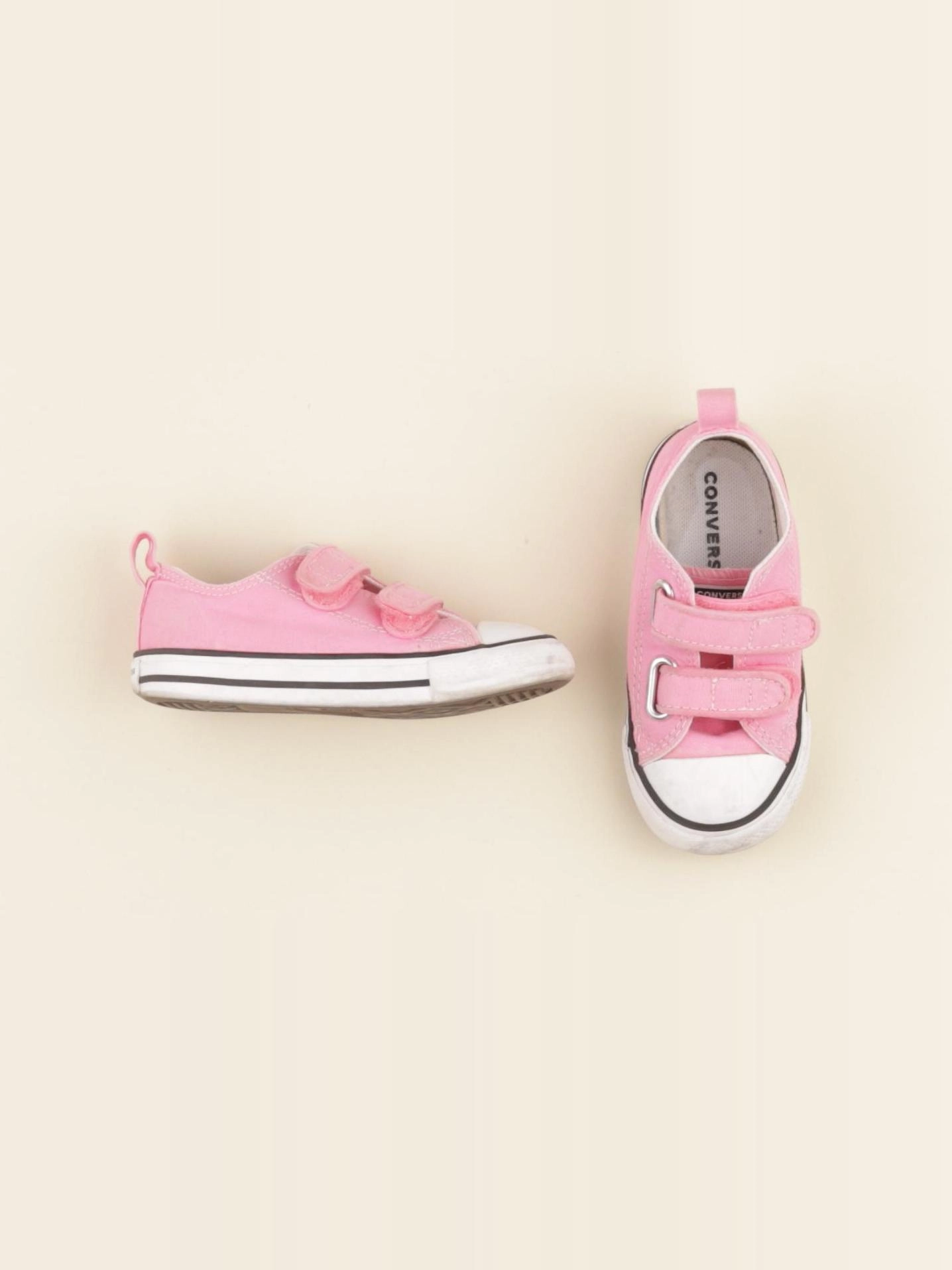 Converse - tennis à scratch/ lacets rose - pointure 23