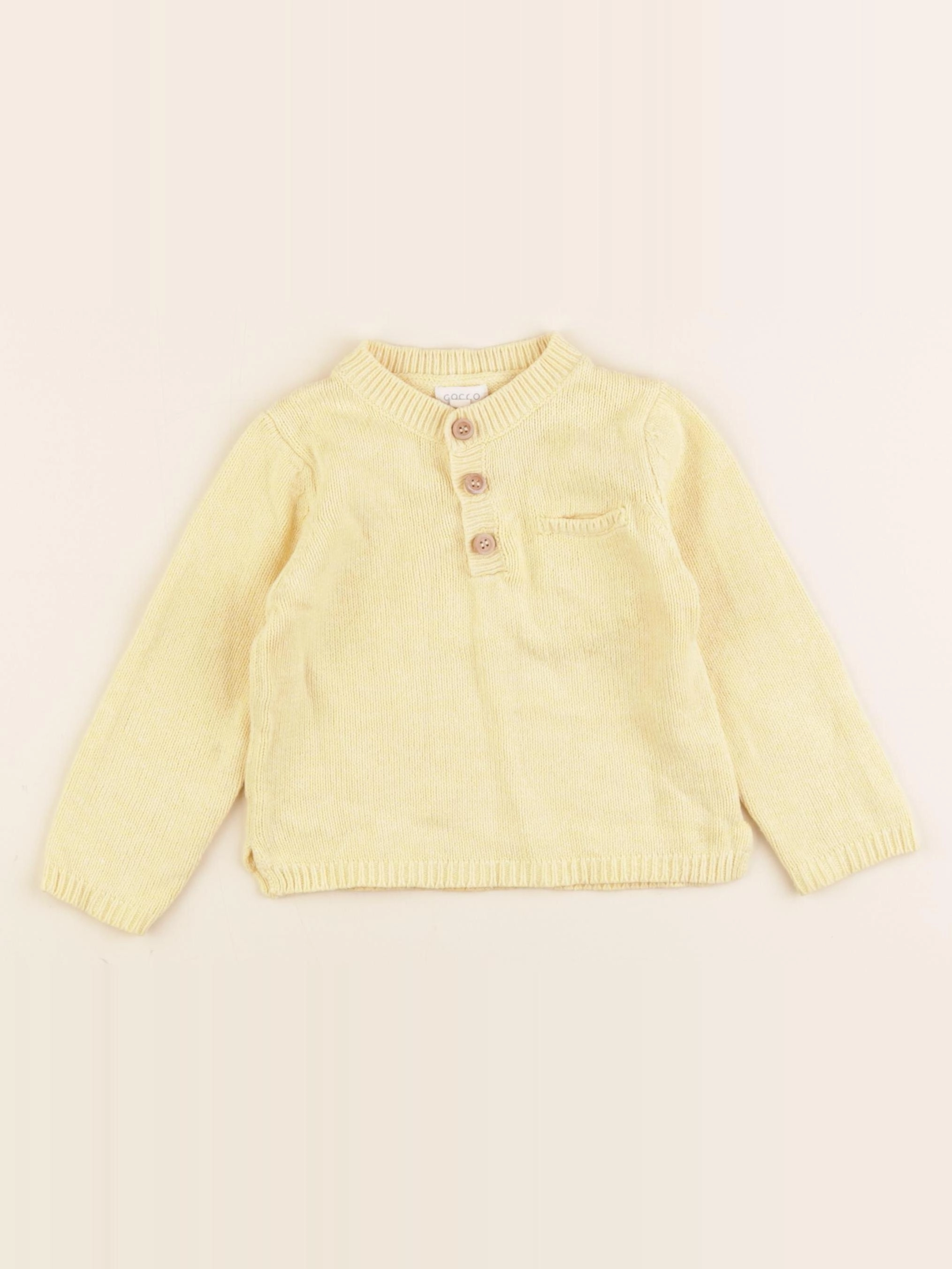 Gocco - gilet jaune - 12/18 mois