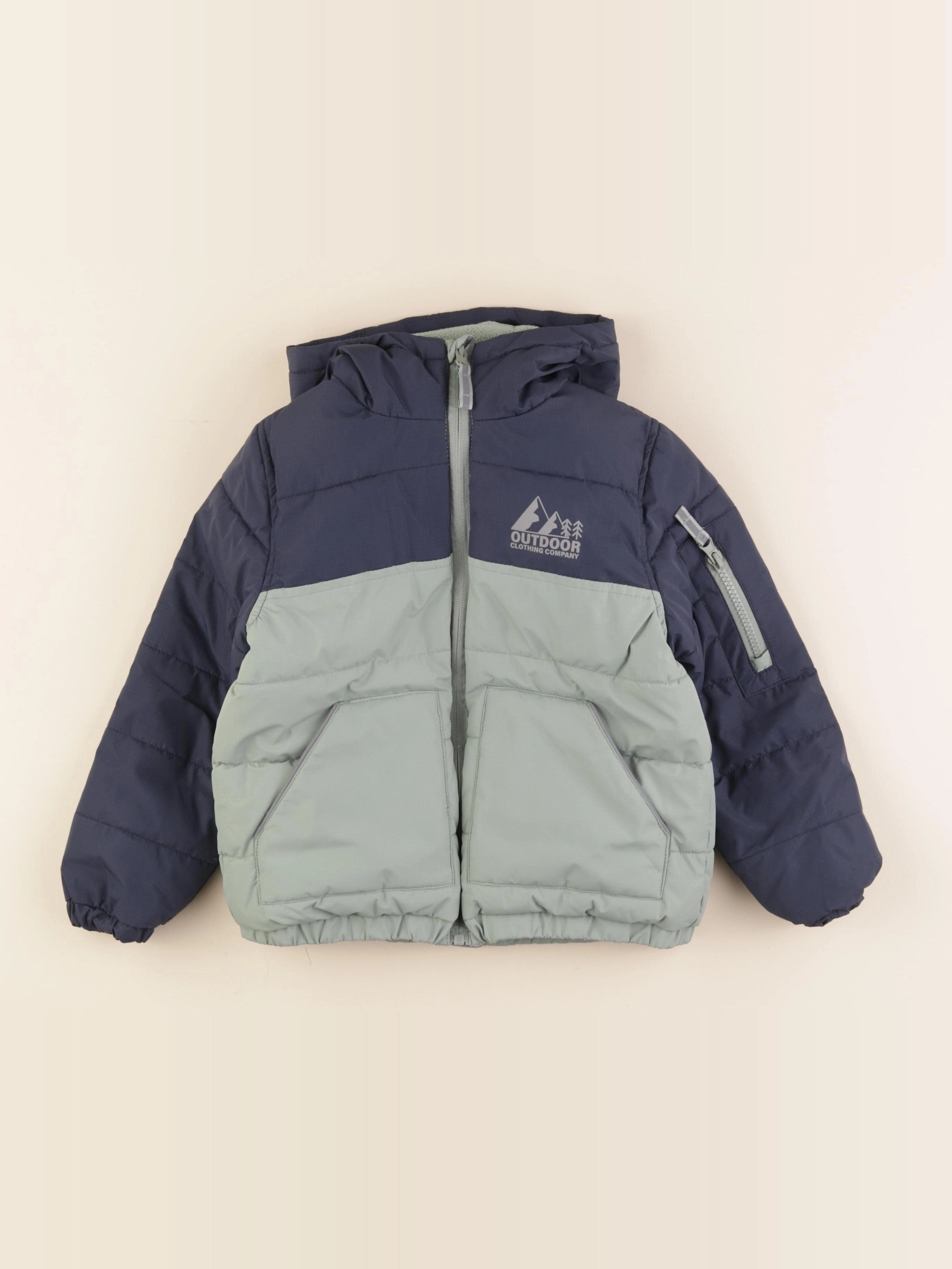 Vertbaudet - doudoune vert - 5 ans