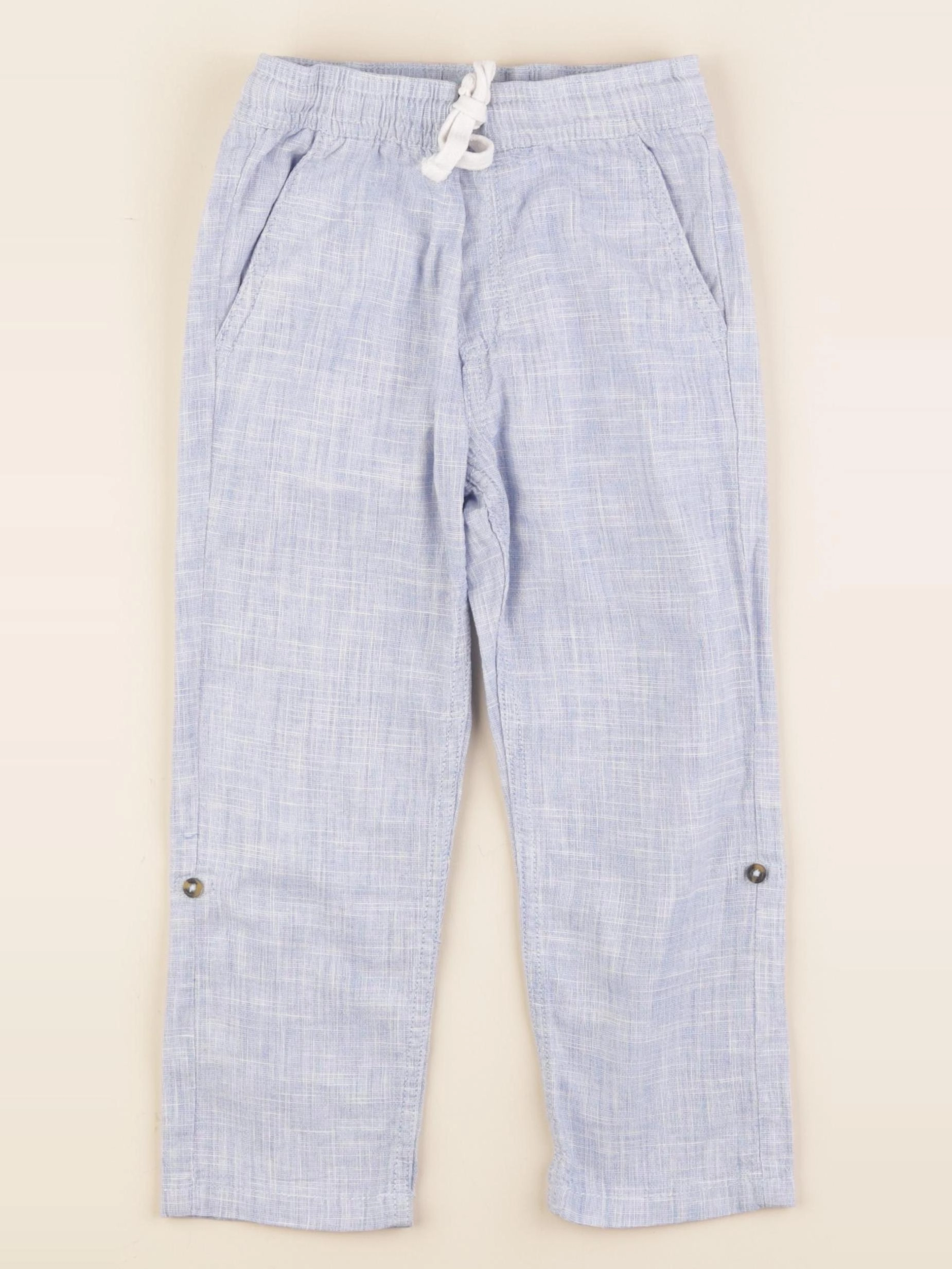 Vertbaudet - pantalon bleu - 4 ans