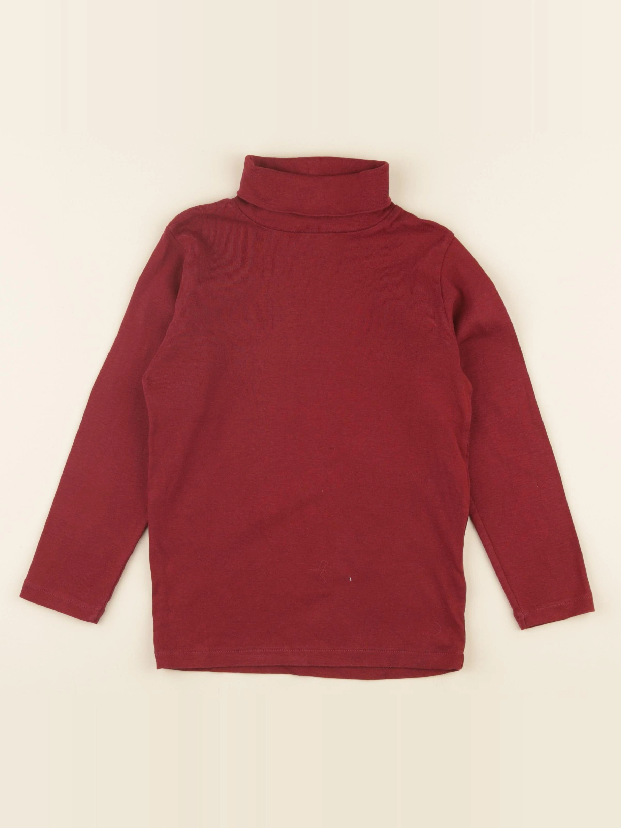 Vertbaudet - sous-pull rouge - 8 ans