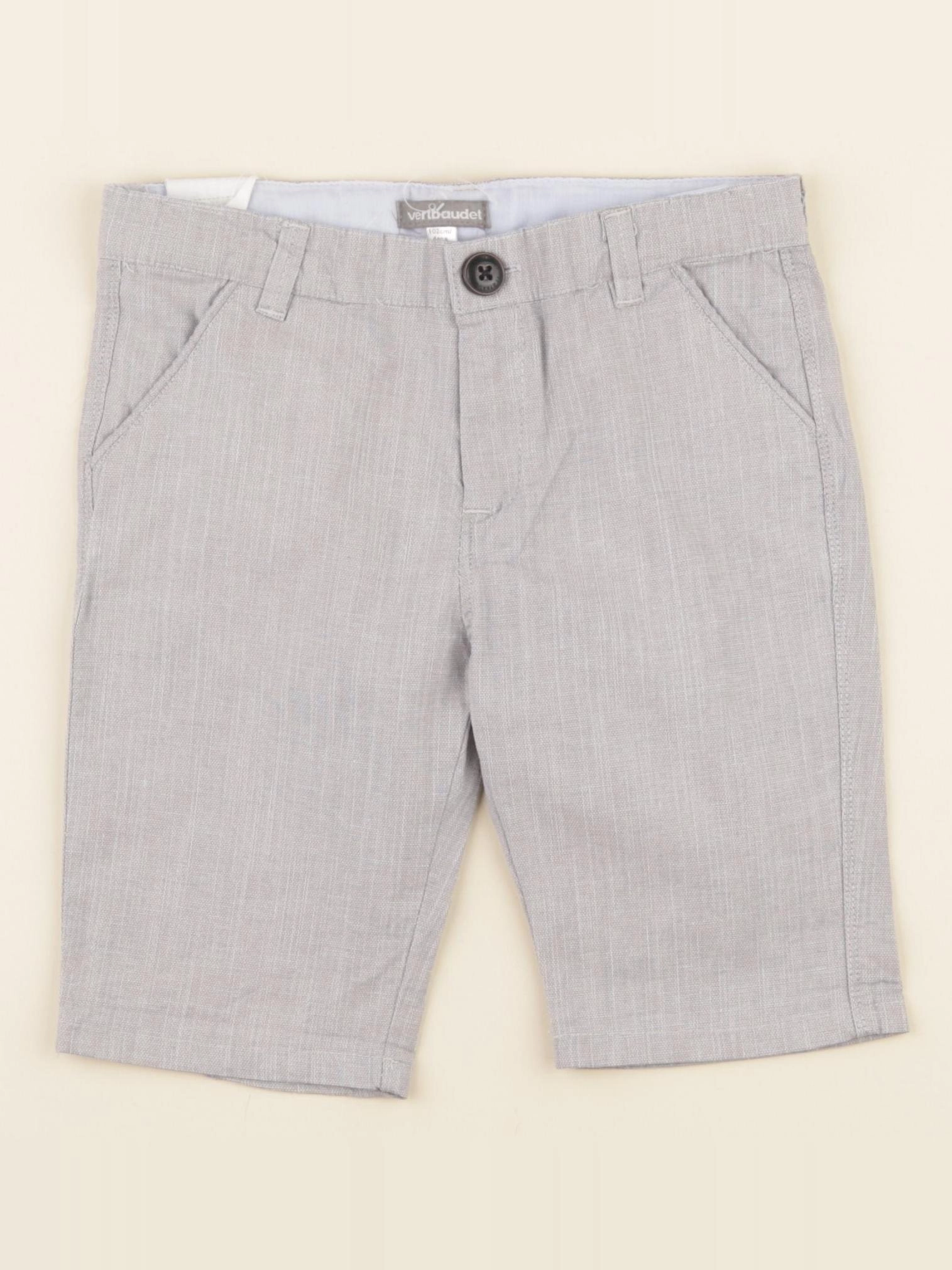 Vertbaudet - short gris - 4 ans