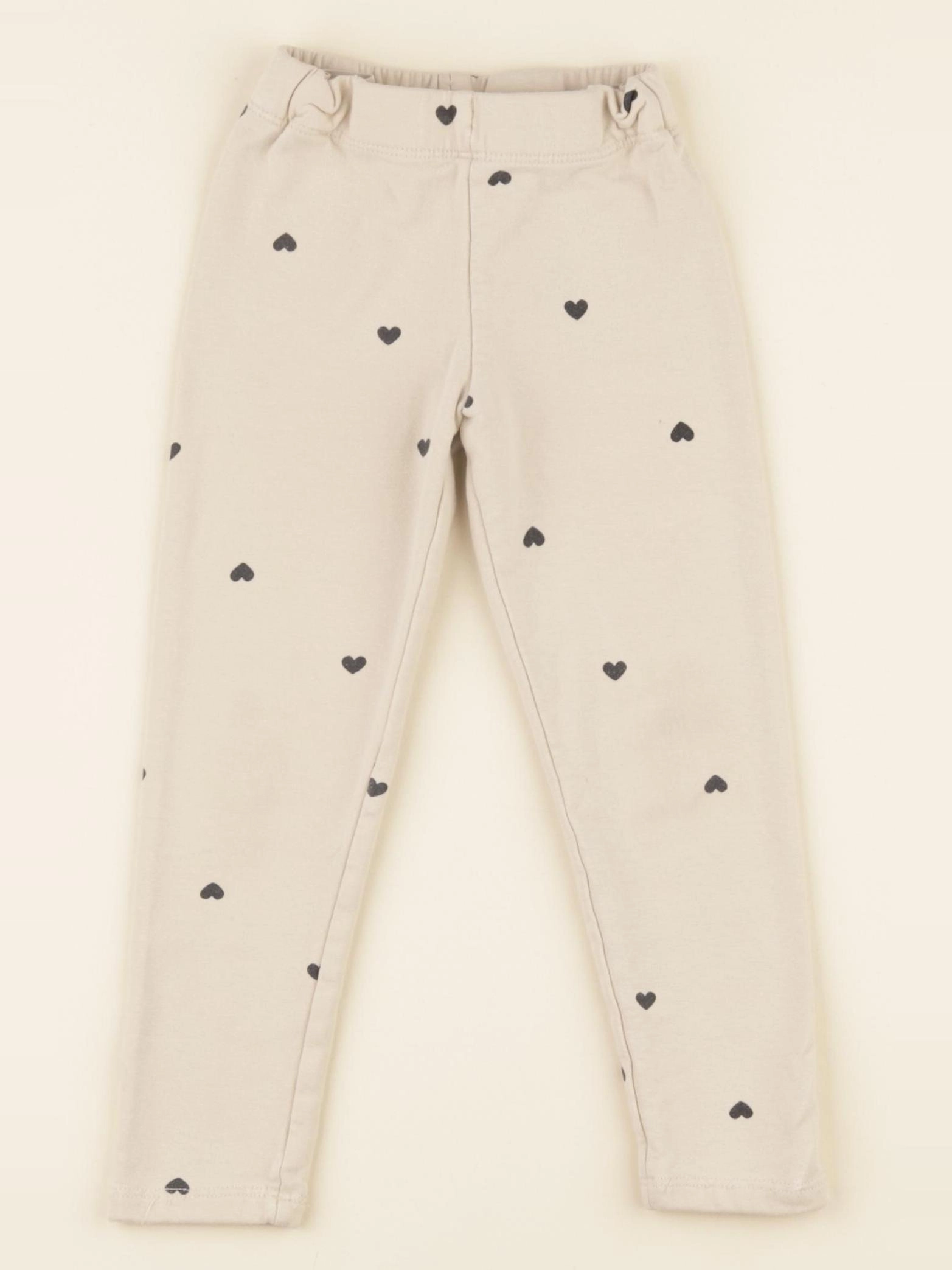 H&M - legging beige - 2/3 ans