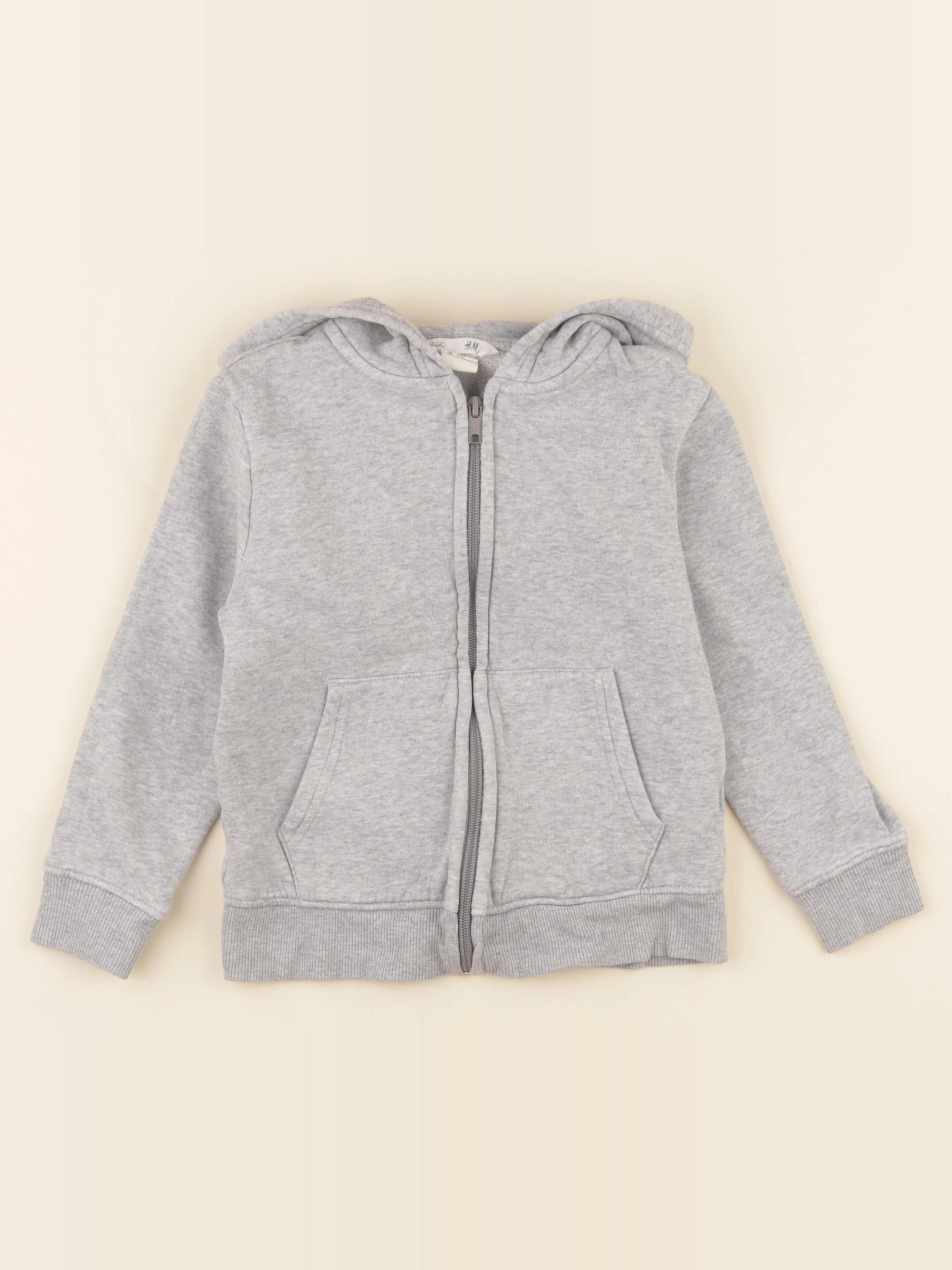 H&M - sweat gris - 4/6 ans